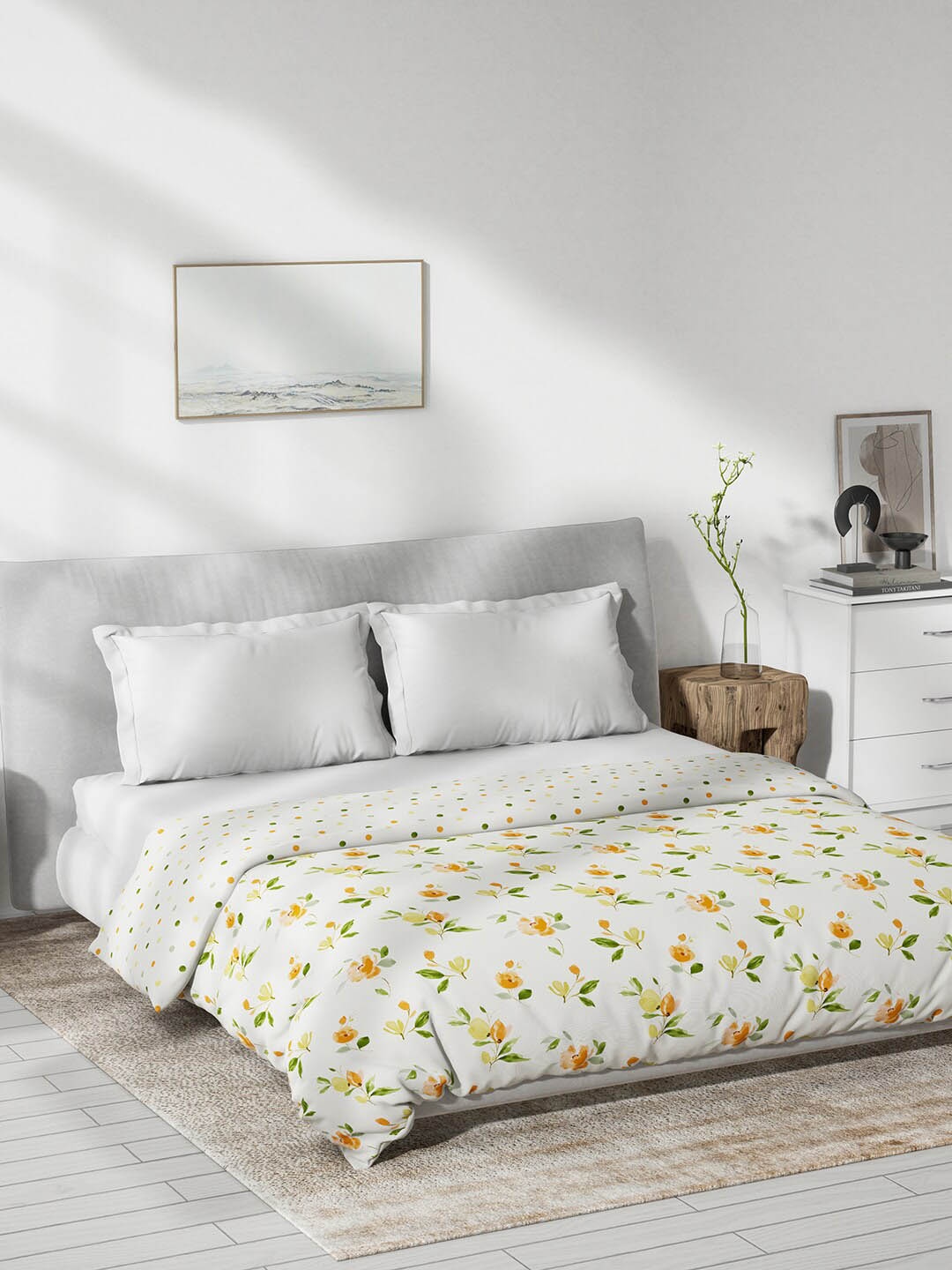 DDecor Live Beautiful Orange Floral Cotton Mild Winter 180GSM Reversible Double Bed Dohar
DDecor Live Beautiful Orange Floral Cotton Mild Winter 180GSM Reversible Double Bed Dohar
