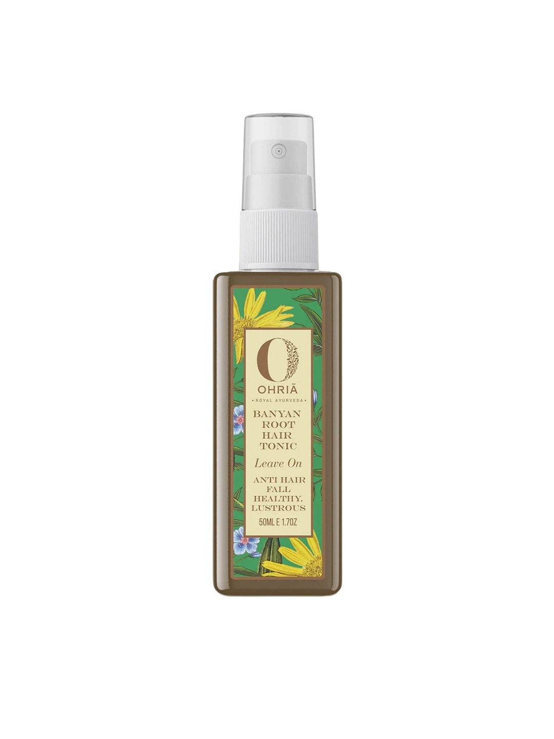 OHRIA AYURVEDA Banyan Root Ayurvedic Leave-On Tonic with Neem & Aloevera - 50 ml, Brown
OHRIA AYURVEDA Banyan Root Ayurvedic Leave-On Tonic with Neem & Aloevera - 50 ml, Brown