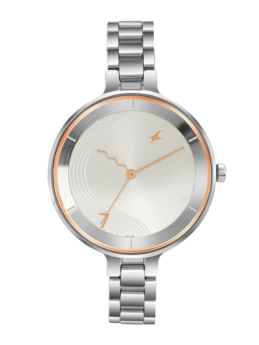 Fastrack Stunner 7.0 Women Textured Dial & Bracelet Style Straps Analogue Watch 6265SM02, Silver
Fastrack Stunner 7.0 Women Textured Dial & Bracelet Style Straps Analogue Watch 6265SM02, Silver