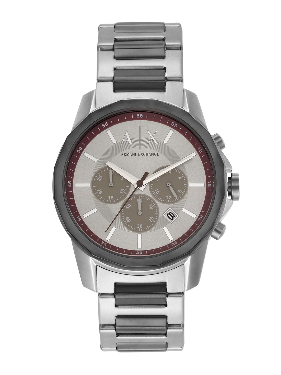 Armani Exchange Men Stainless Steel Bracelet Style Analogue Multi Function Watch AX1745, Grey
Armani Exchange Men Stainless Steel Bracelet Style Analogue Multi Function Watch AX1745, Grey