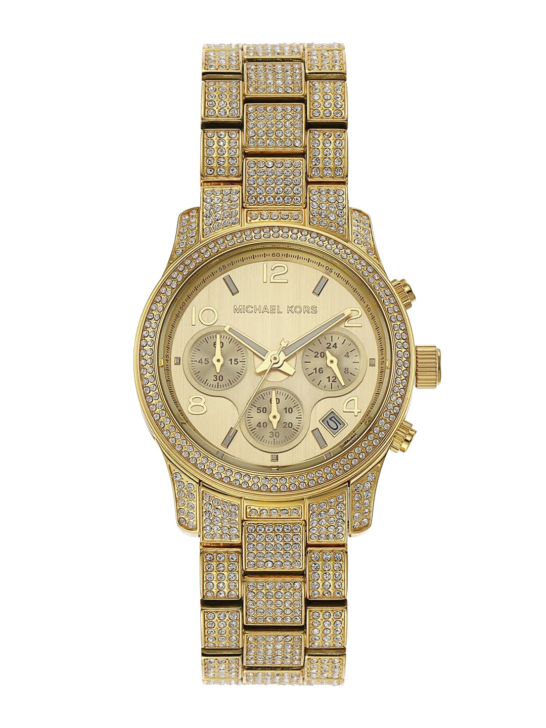 Michael Kors Women Dial & Stainless Steel Bracelet Style Straps Analogue Watch MK7435, Gold
Michael Kors Women Dial & Stainless Steel Bracelet Style Straps Analogue Watch MK7435, Gold