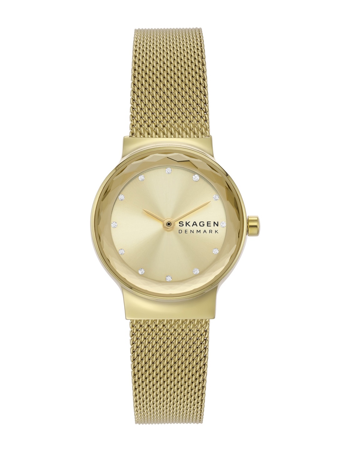 SKAGEN Women Embellished Stainless Steel Bracelet Style Straps Analogue Watch SKW3110, Gold
SKAGEN Women Embellished Stainless Steel Bracelet Style Straps Analogue Watch SKW3110, Gold
