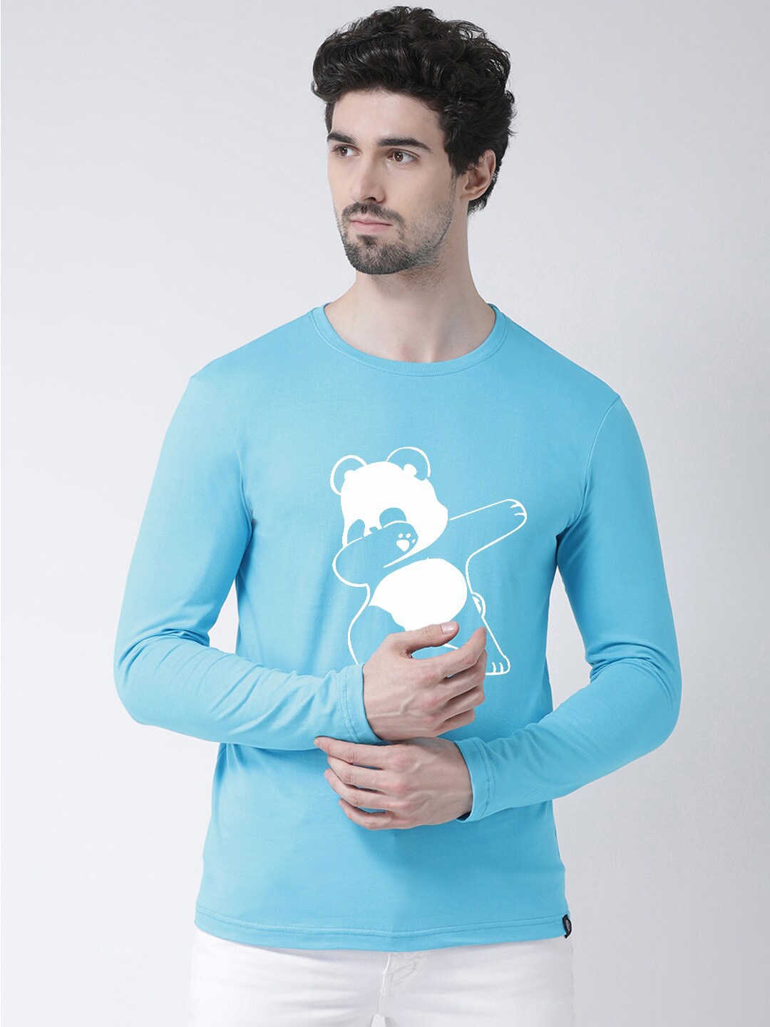 Friskers Graphic Printed Round Neck Long Sleeves Pure Cotton Slim Fit T-shirt, Turquoise blue
Friskers Graphic Printed Round Neck Long Sleeves Pure Cotton Slim Fit T-shirt, Turquoise blue
