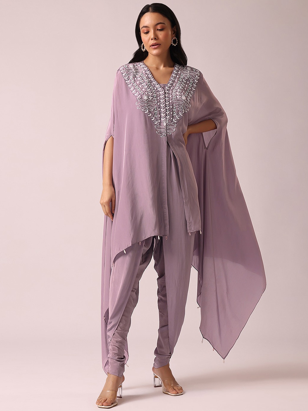 KALKI Fashion Ethnic Motifs Yoke Design Regular Thread Work Kurta with Dhoti Pants, Purple
KALKI Fashion Ethnic Motifs Yoke Design Regular Thread Work Kurta with Dhoti Pants, Purple