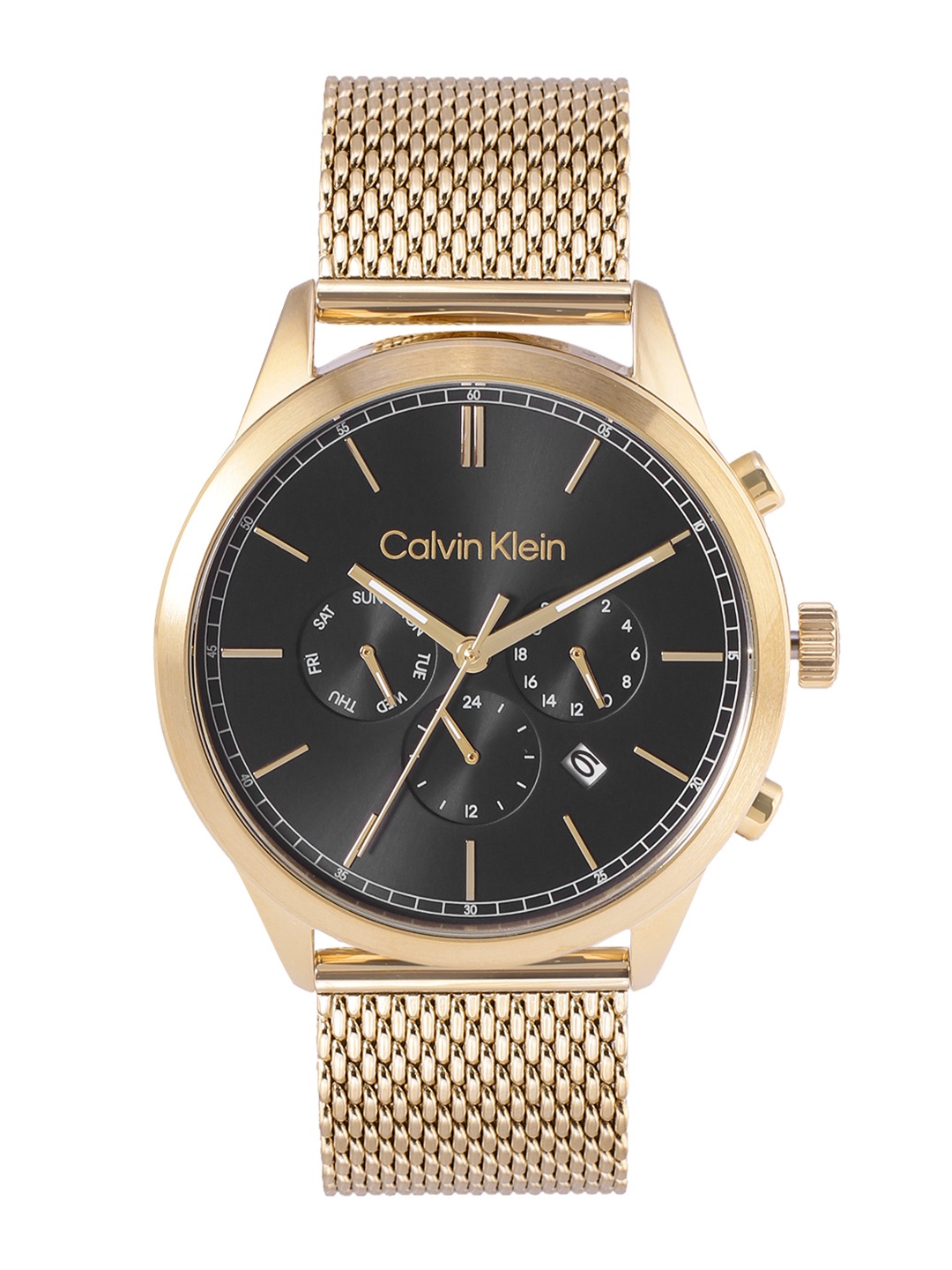 Calvin Klein Men Bracelet Style Infinite Multi Function Analogue Watch- 25200375, Black
Calvin Klein Men Bracelet Style Infinite Multi Function Analogue Watch- 25200375, Black