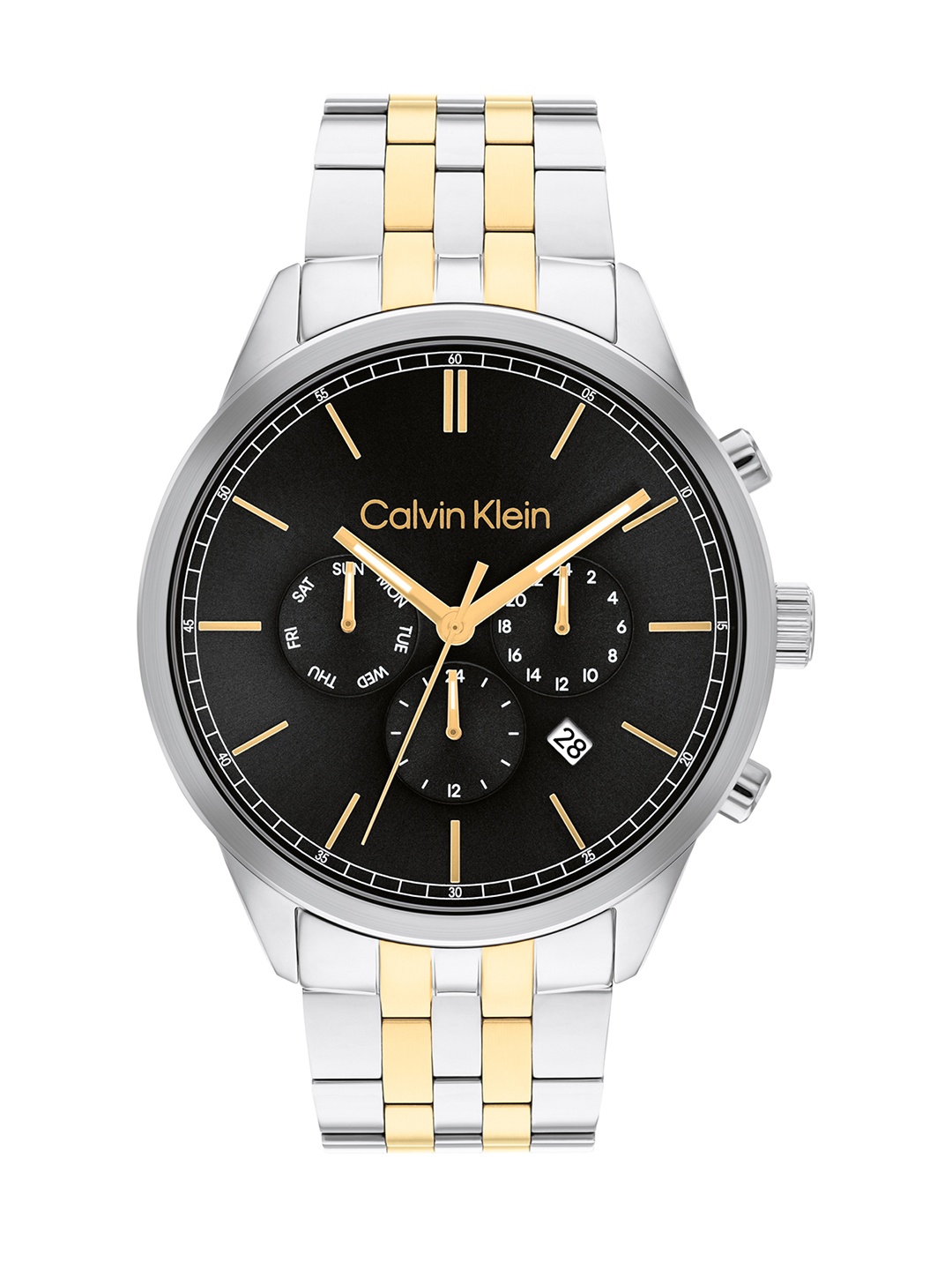 Calvin Klein Men Bracelet Style Straps Analogue Multi Function Watch - 25200380, Black
Calvin Klein Men Bracelet Style Straps Analogue Multi Function Watch - 25200380, Black