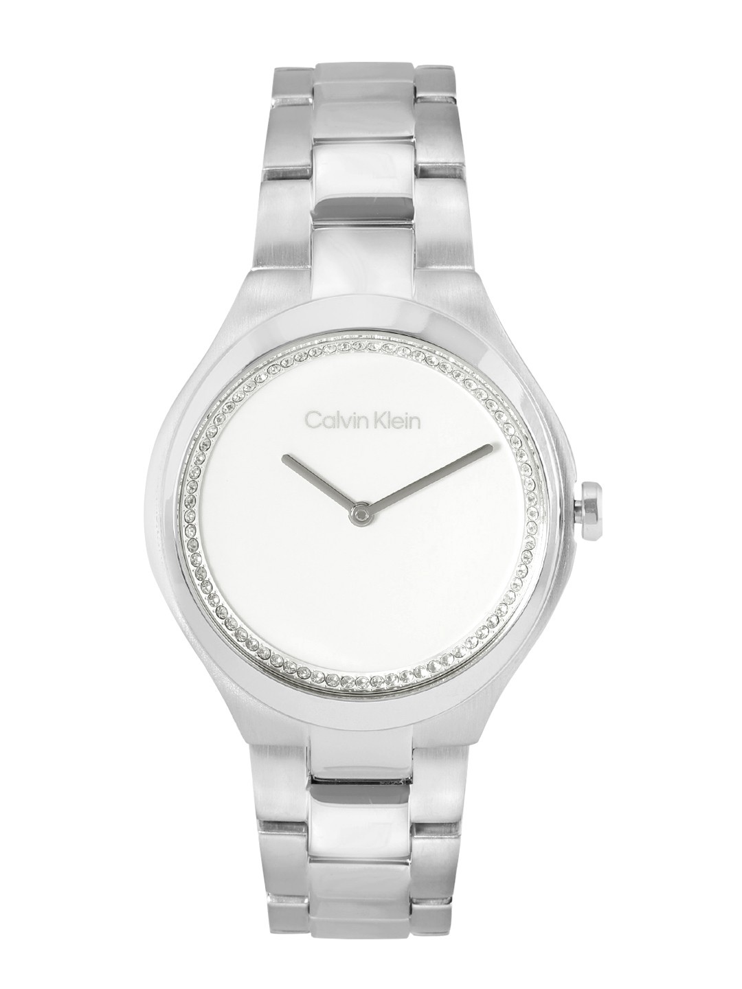 Calvin Klein Women Stainless Steel Bracelet Style Straps Admire Analogue Watch- 25200365, White
Calvin Klein Women Stainless Steel Bracelet Style Straps Admire Analogue Watch- 25200365, White