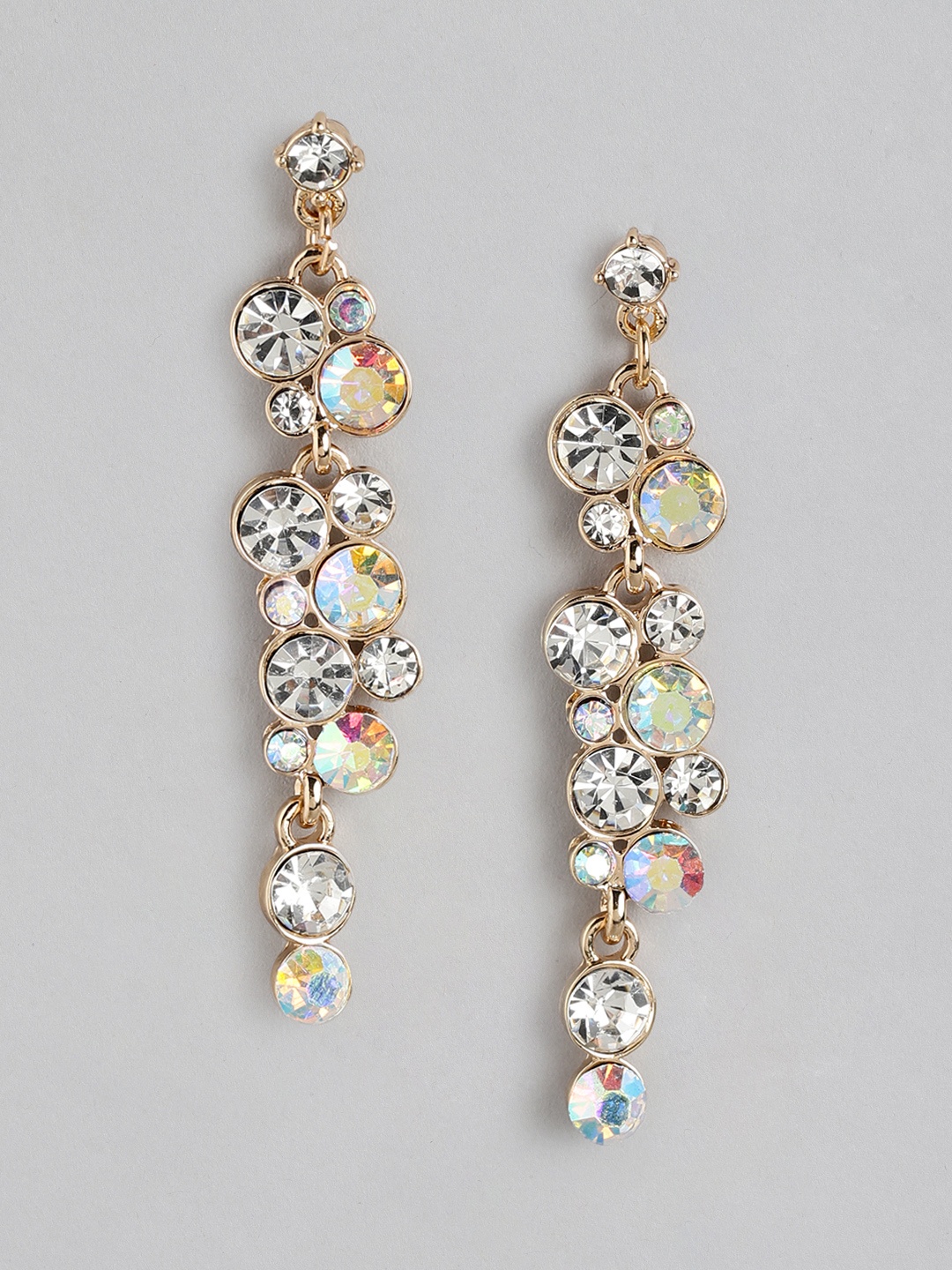 Forever New Darla AB Gold-Plated Contemporary Artificial Stones Studded Drop Earrings, Silver
Forever New Darla AB Gold-Plated Contemporary Artificial Stones Studded Drop Earrings, Silver