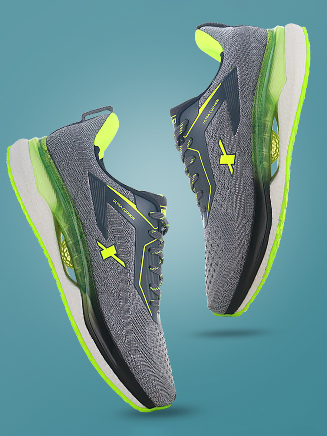 Sparx Men Mesh Running Shoes, Grey 
Sparx Men Mesh Running Shoes, Grey