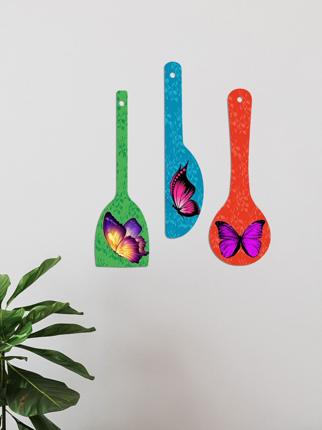 ArtVibes Green & Blue 3 Pieces Beautiful Butterfly Painted Wooden Hanging Wall Decors
ArtVibes Green & Blue 3 Pieces Beautiful Butterfly Painted Wooden Hanging Wall Decors