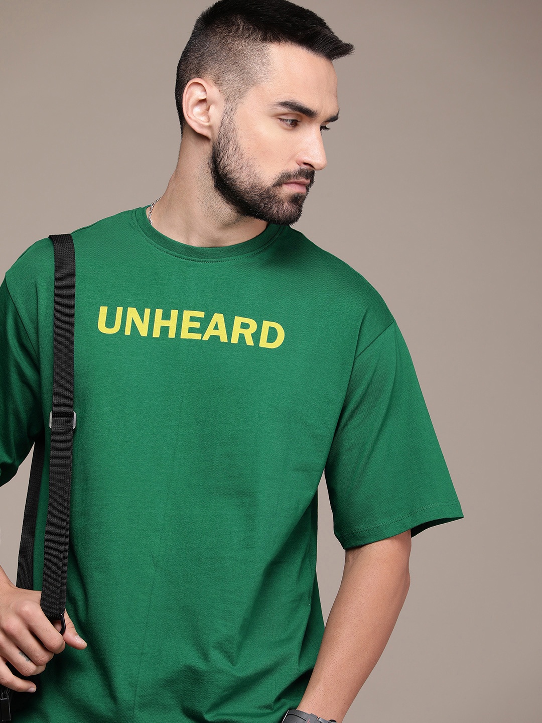 The Roadster Life Co. Typography Printed Drop-Shoulder Sleeves Pure Cotton Relaxed T-shirt, Green
The Roadster Life Co. Typography Printed Drop-Shoulder Sleeves Pure Cotton Relaxed T-shirt, Green
