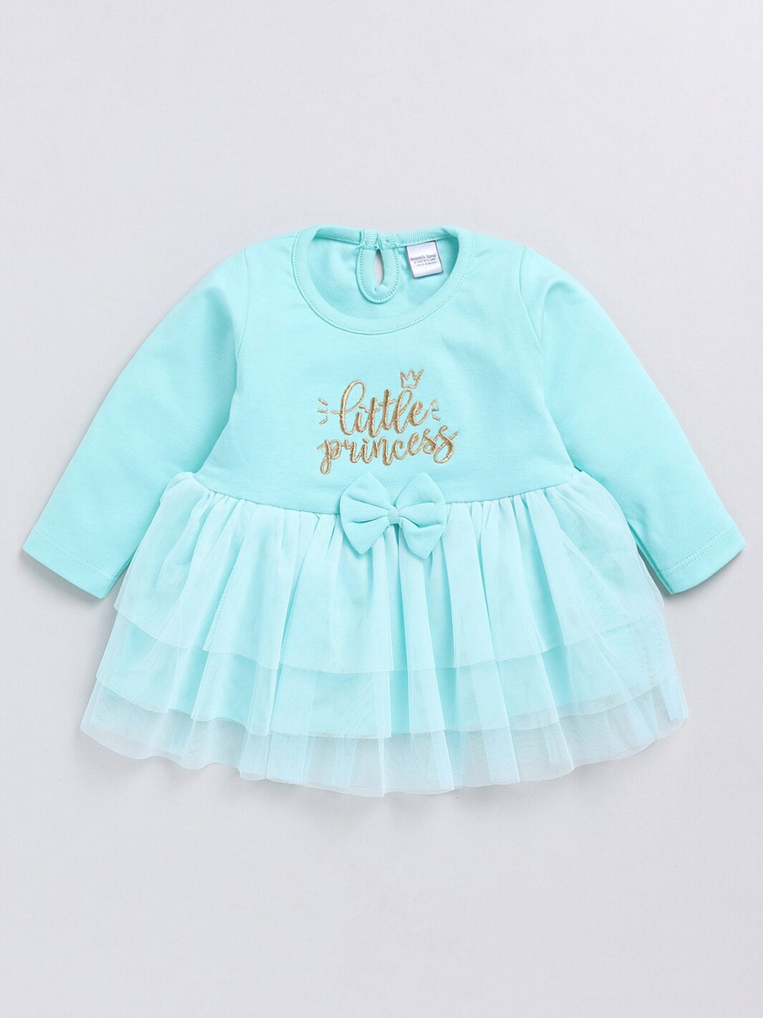 Moms Love Infant Girls Typography Embroidered Fit & Flare Dress, Sea green
Moms Love Infant Girls Typography Embroidered Fit & Flare Dress, Sea green
