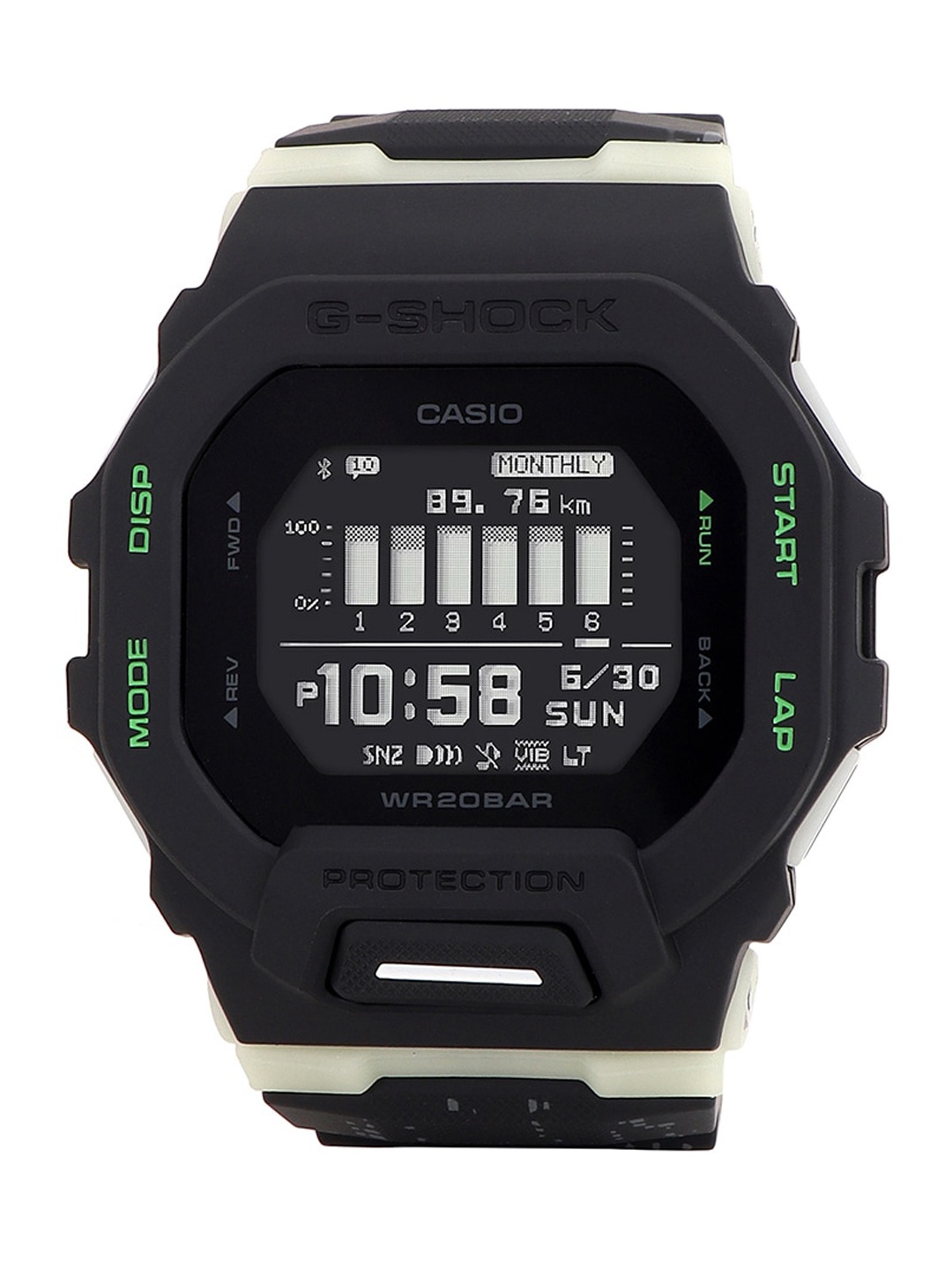 CASIO Men G-Shock GBD-200LM-1DR Digital Dial Luminescent Camouflage Resin Strap G1416, Black
CASIO Men G-Shock GBD-200LM-1DR Digital Dial Luminescent Camouflage Resin Strap G1416, Black