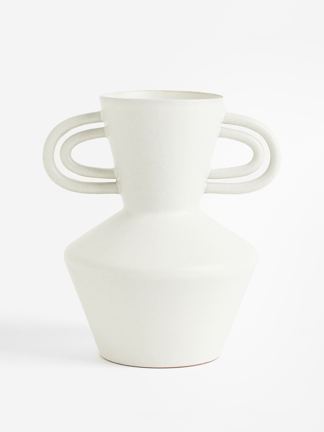 H&M White Large Terracotta Vase