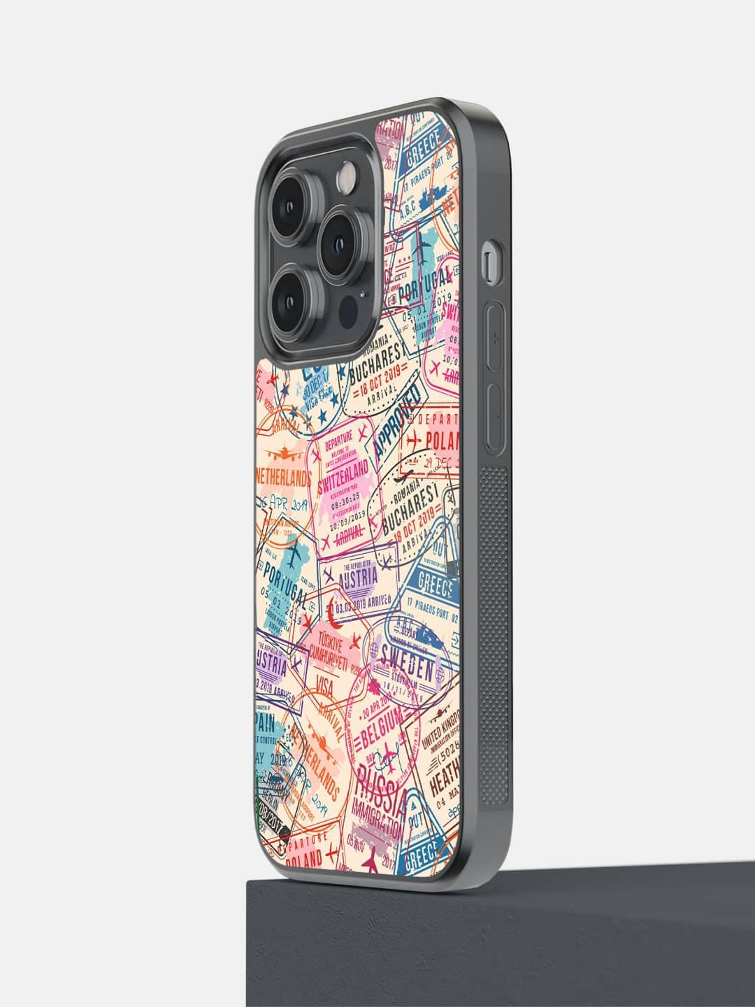 macmerise Printed Immigration Stamps iPhone 14 Pro Phone Bumper Case Cover, Pink
macmerise Printed Immigration Stamps iPhone 14 Pro Phone Bumper Case Cover, Pink
