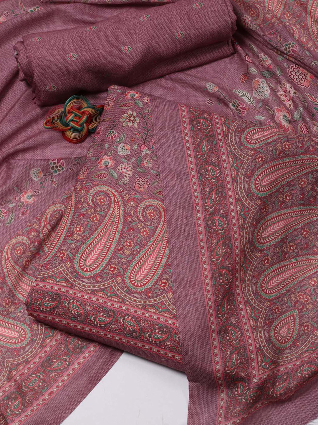 Meena Bazaar Ethnic Motifs Printed Unstitched Dress Material, Purple
Meena Bazaar Ethnic Motifs Printed Unstitched Dress Material, Purple