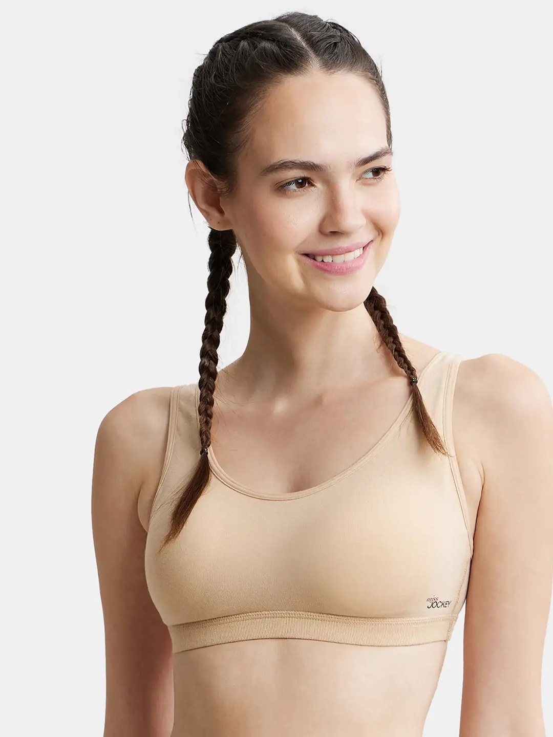 Jockey Full Coverage Lightly Padded Cotton Sports Bra With All Day Comfort, Beige
Jockey Full Coverage Lightly Padded Cotton Sports Bra With All Day Comfort, Beige