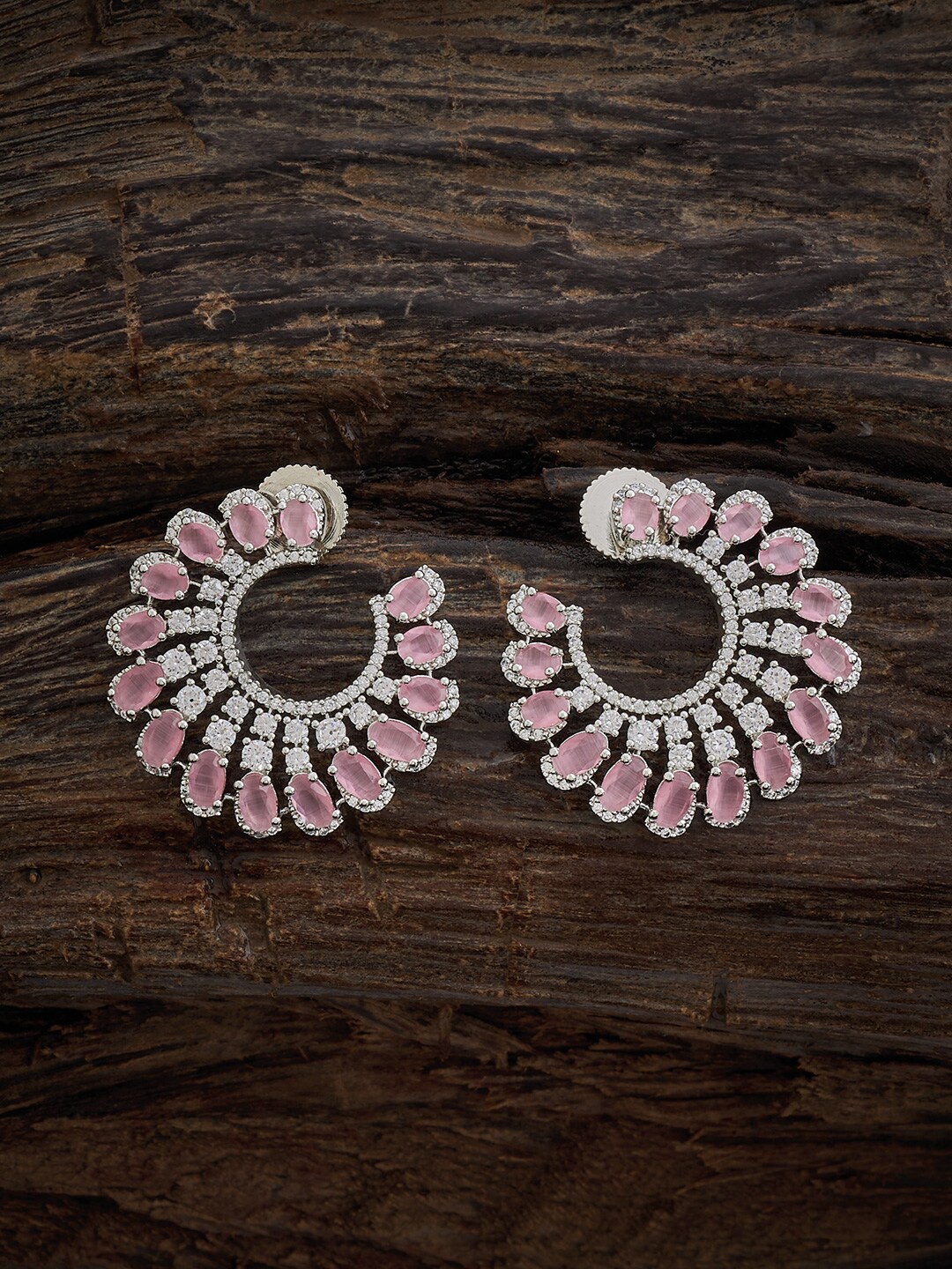 Kushal's Fashion Jewellery Rhodium-Plated Contemporary Cubic Zirconia Studded Studs, Silver
Kushal's Fashion Jewellery Rhodium-Plated Contemporary Cubic Zirconia Studded Studs, Silver