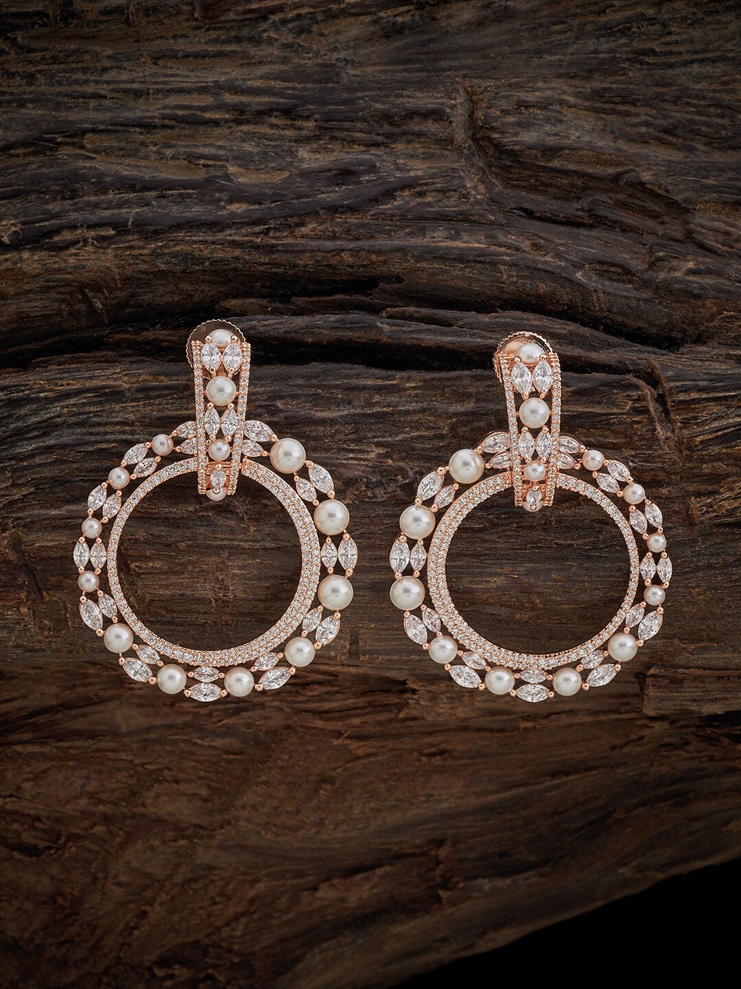 Kushal's Fashion Jewellery Rose Gold Plated Cubic Zirconia Circular Half Hoop Earrings, White
Kushal's Fashion Jewellery Rose Gold Plated Cubic Zirconia Circular Half Hoop Earrings, White