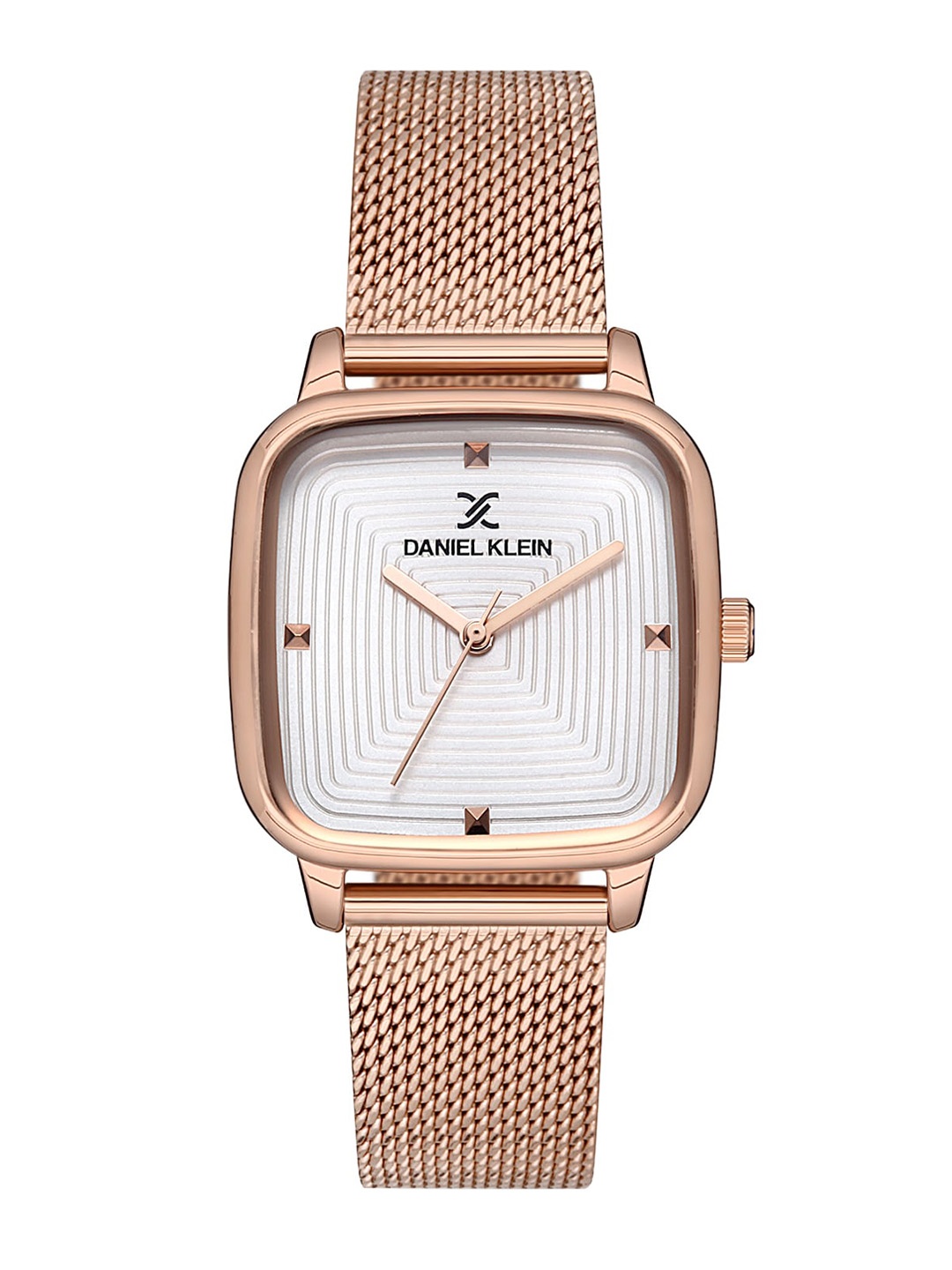Daniel Klein Women Textured Dial & Metal Straps Analogue Watch DK.1.12845-2, Rose gold
Daniel Klein Women Textured Dial & Metal Straps Analogue Watch DK.1.12845-2, Rose gold