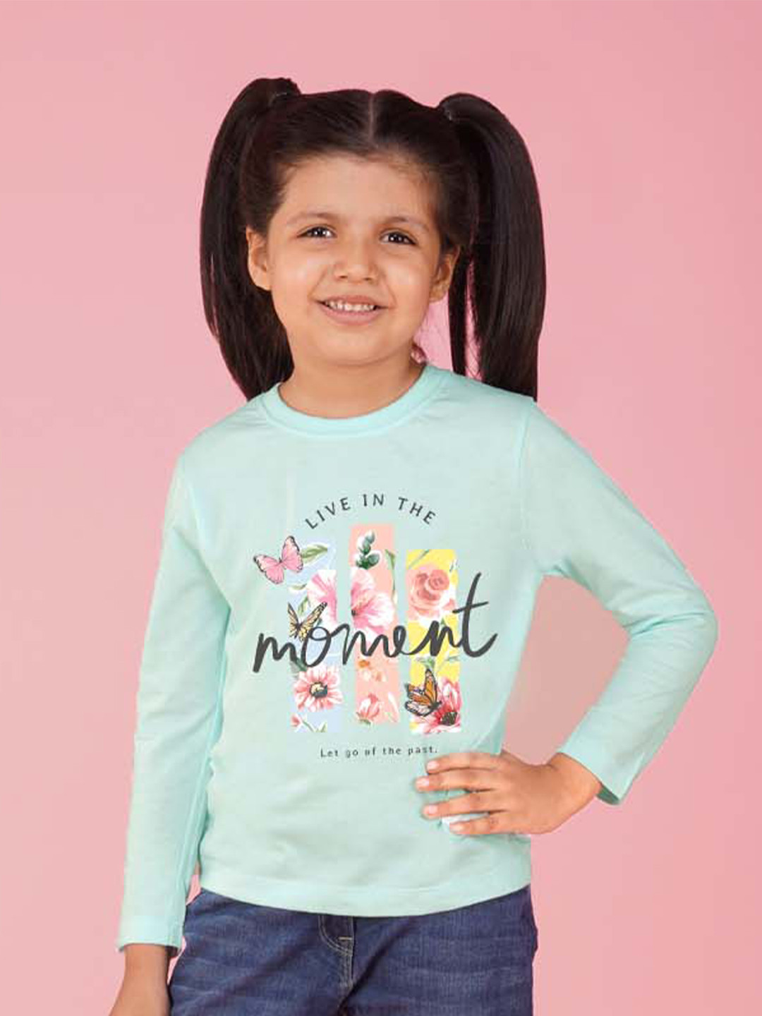 NUSYL Girls Printed T-shirt, Blue
NUSYL Girls Printed T-shirt, Blue