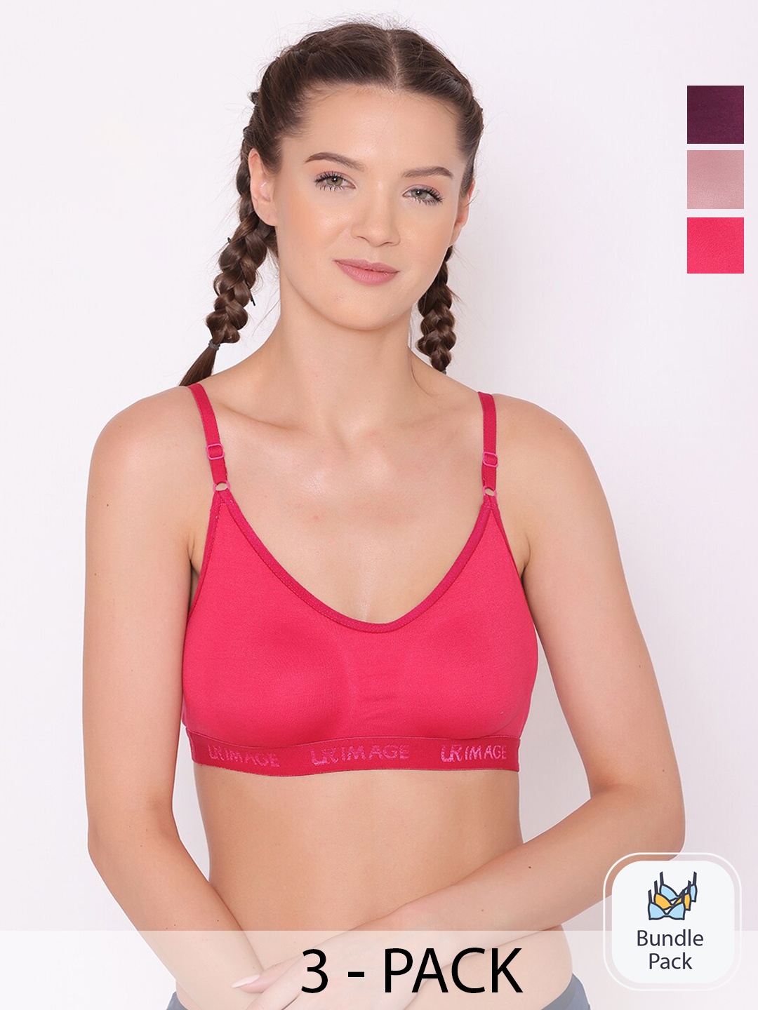 ABELINO Girls Pack Of 4 Full Coverage Non Padded Cotton Beginners Bra With All Day Comfort, Pink
ABELINO Girls Pack Of 4 Full Coverage Non Padded Cotton Beginners Bra With All Day Comfort, Pink