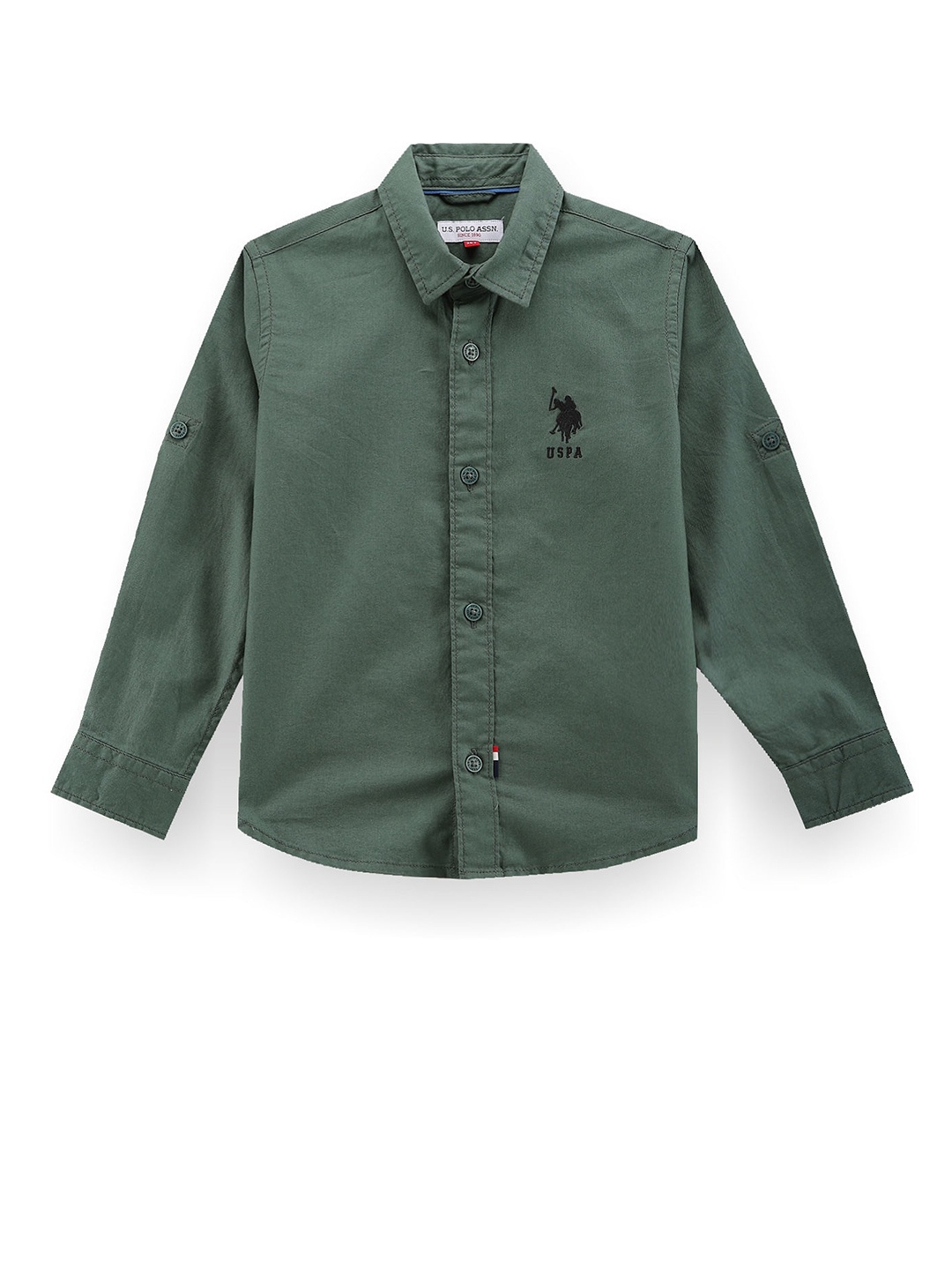 U.S. Polo Assn. Kids Boys Classic Brand Embroidered Long Sleeves Cotton Casual Shirt, Green
U.S. Polo Assn. Kids Boys Classic Brand Embroidered Long Sleeves Cotton Casual Shirt, Green