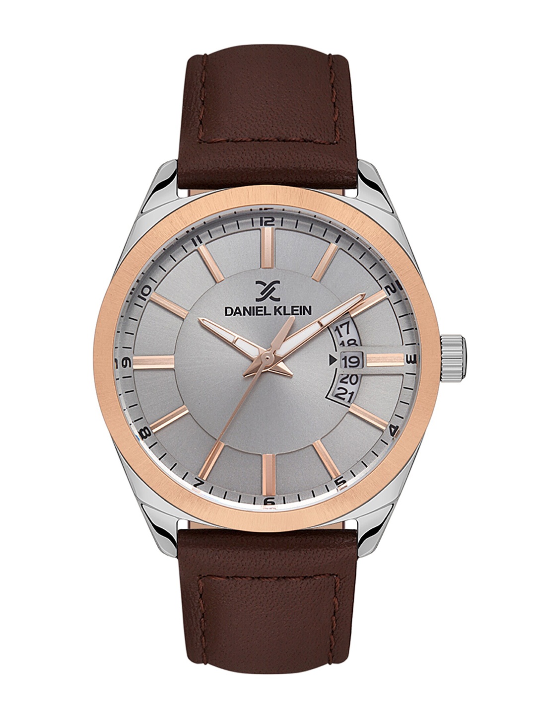 Daniel Klein Men Dial & Leather Straps Reset Time Analogue Watch DK.1.13555-3, Grey
Daniel Klein Men Dial & Leather Straps Reset Time Analogue Watch DK.1.13555-3, Grey
