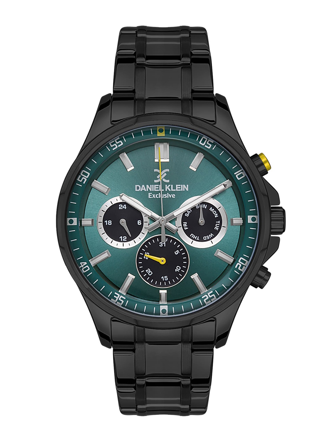 Daniel Klein Men Embellished Dial Bracelet Style Straps Analogue Watch DK.1.13545-5, Green
Daniel Klein Men Embellished Dial Bracelet Style Straps Analogue Watch DK.1.13545-5, Green