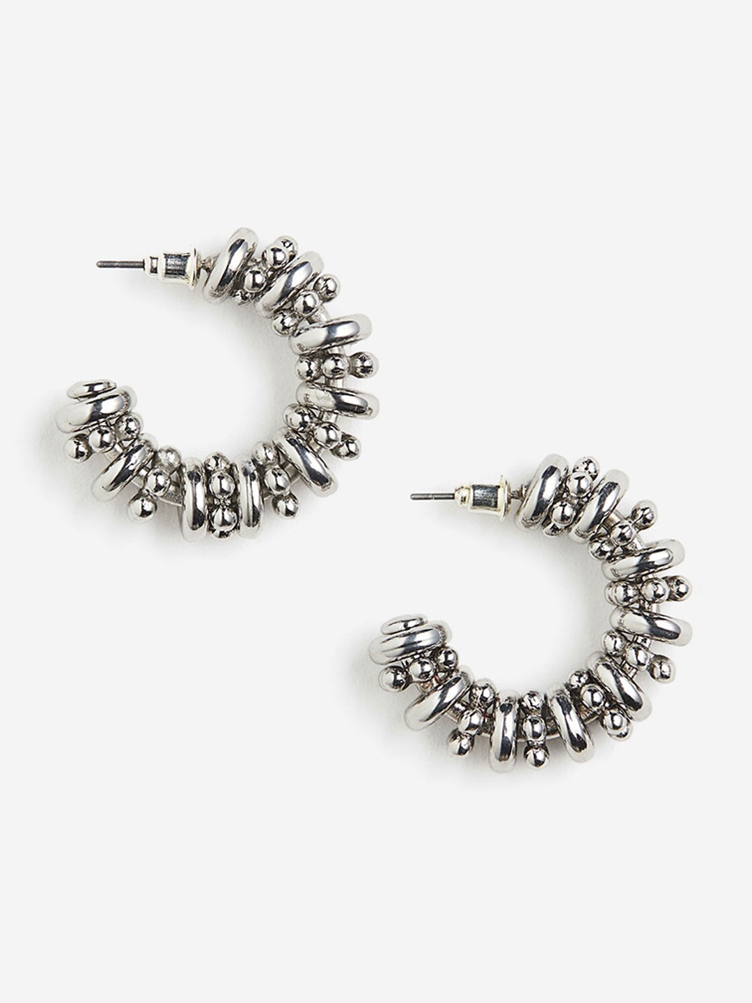 H&M Hoop Earrings, Silver