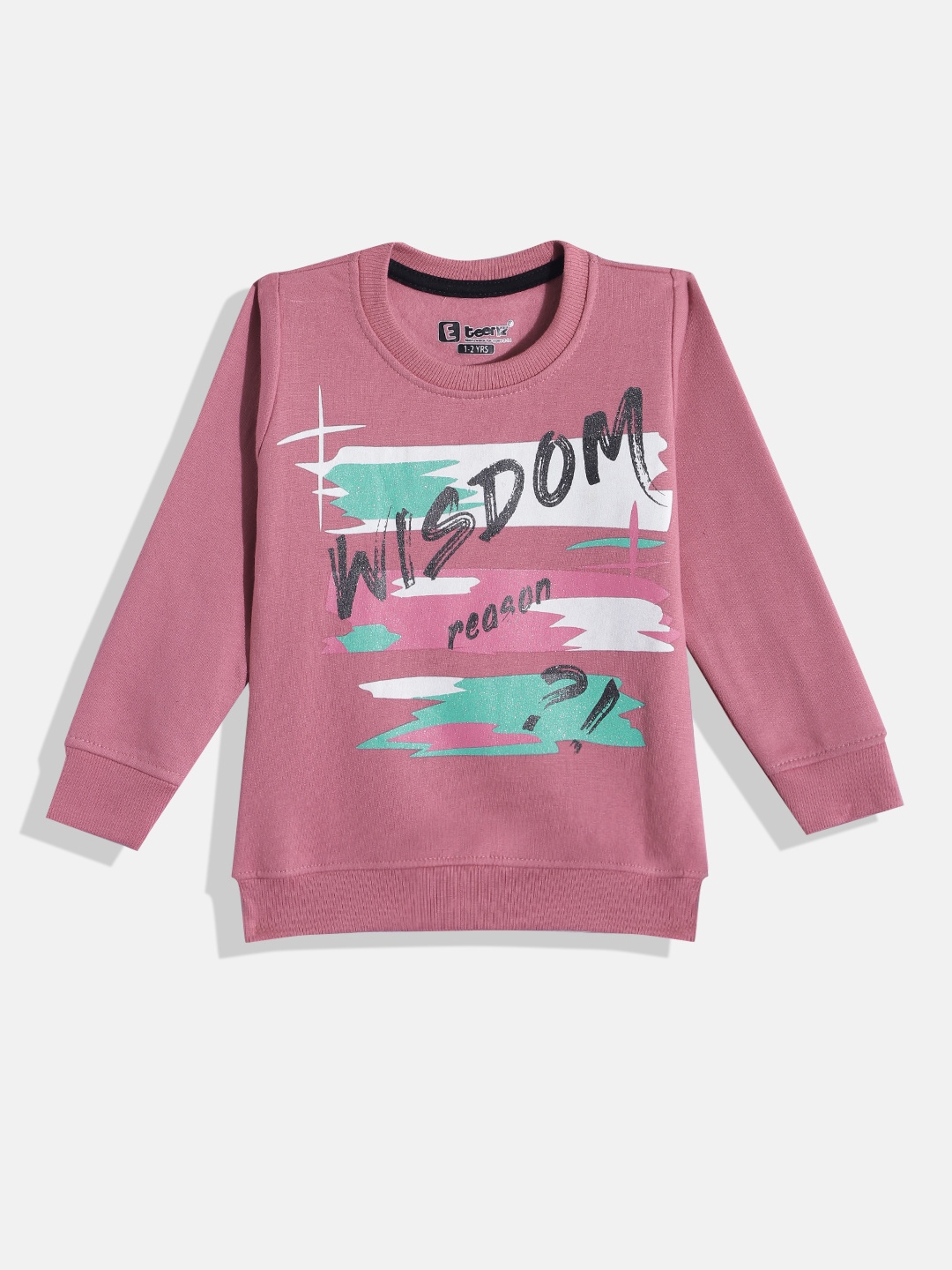 Eteenz Girls Typography & Abstract Printed Round-Neck Premium Cotton Sweatshirt, Rose
Eteenz Girls Typography & Abstract Printed Round-Neck Premium Cotton Sweatshirt, Rose