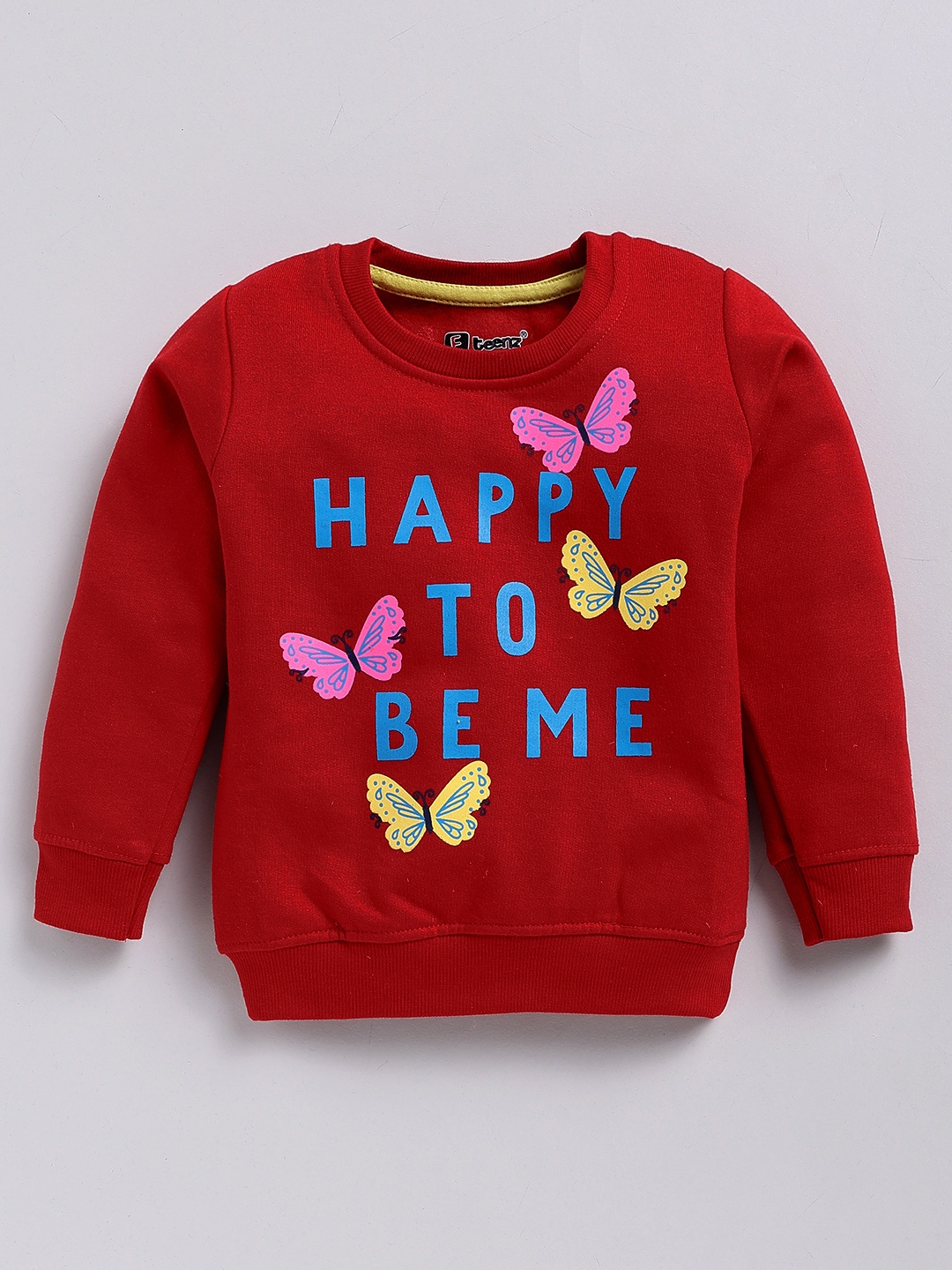 Eteenz Girls Typography & Conversational Printed Round-Neck Premium Cotton Sweatshirt, Red
Eteenz Girls Typography & Conversational Printed Round-Neck Premium Cotton Sweatshirt, Red