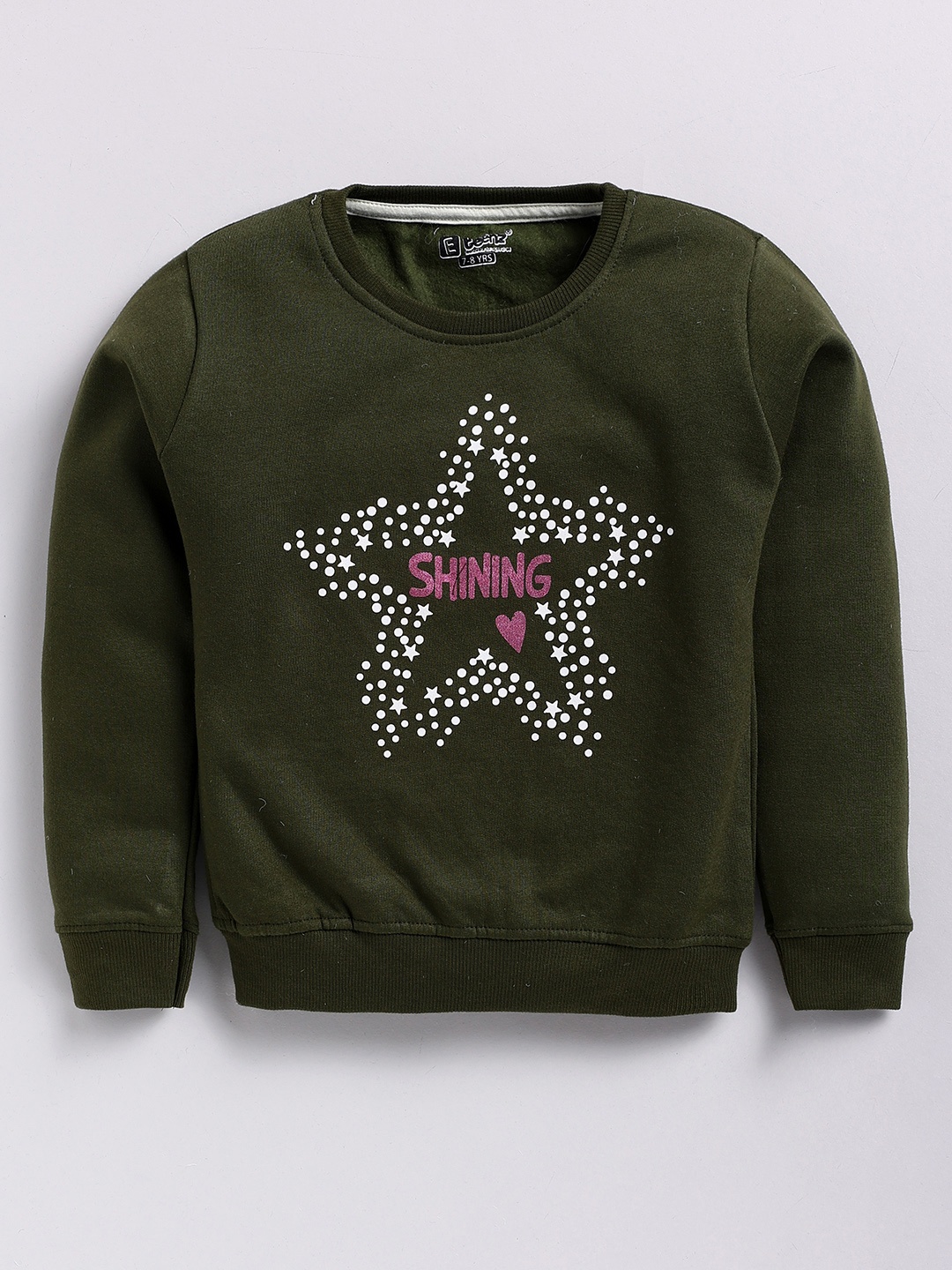 Eteenz Girls Conversational & Typography Printed Round-Neck Premium Cotton Sweatshirt, Olive
Eteenz Girls Conversational & Typography Printed Round-Neck Premium Cotton Sweatshirt, Olive