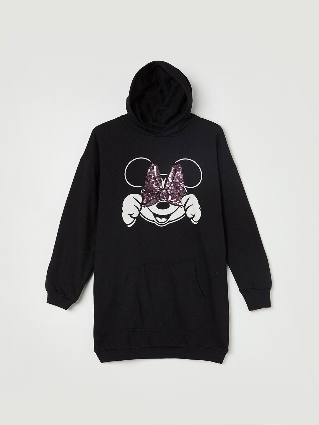 Fame Forever by Lifestyle Girls Minnie Mouse Printed Hooded Pure Cotton Sweatshirt, Black
Fame Forever by Lifestyle Girls Minnie Mouse Printed Hooded Pure Cotton Sweatshirt, Black