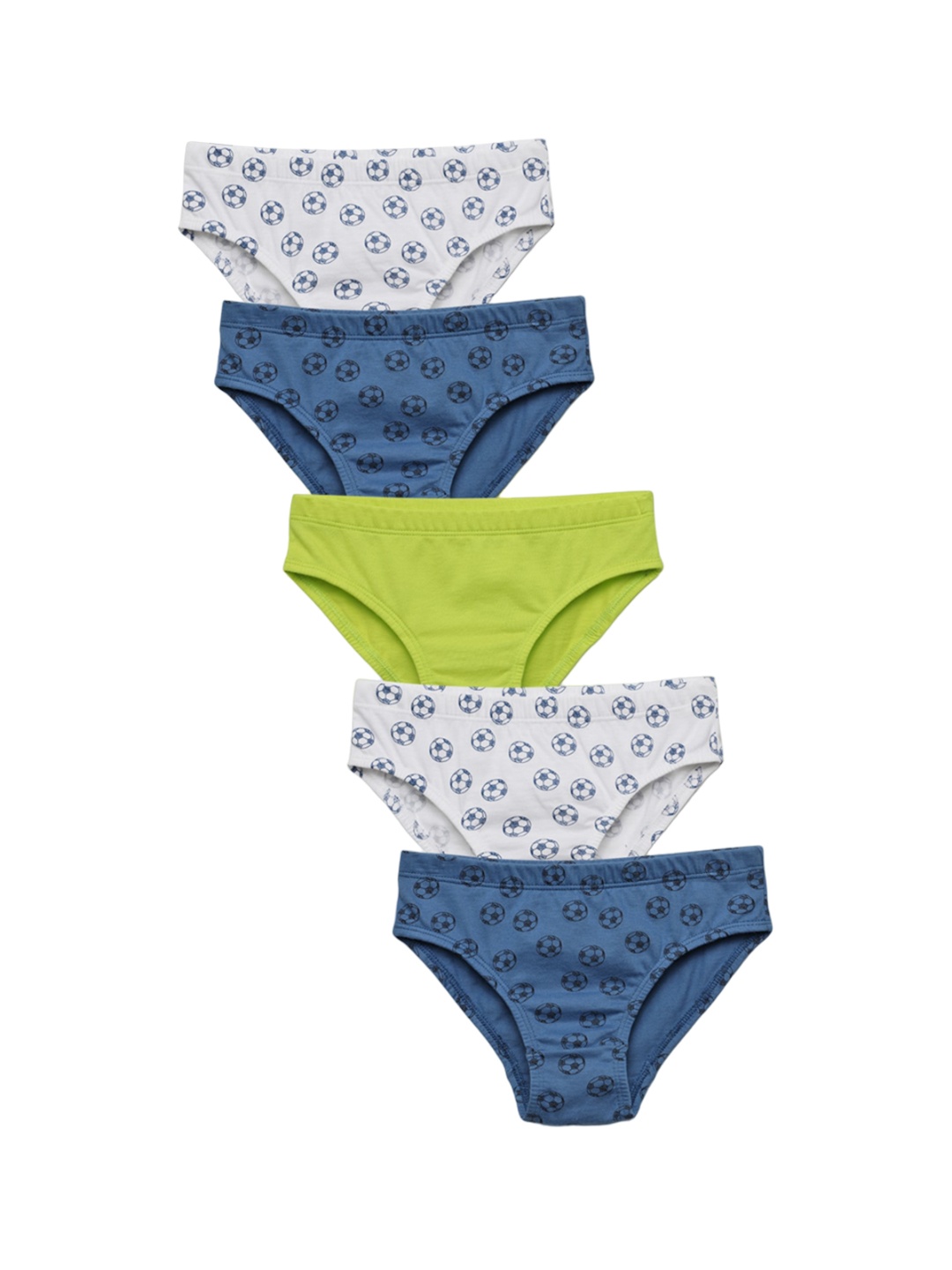 Charm n Cherish Boys Pack Of 5 Conversational Printed Pure Cotton Briefs BWBRI33, Green
Charm n Cherish Boys Pack Of 5 Conversational Printed Pure Cotton Briefs BWBRI33, Green