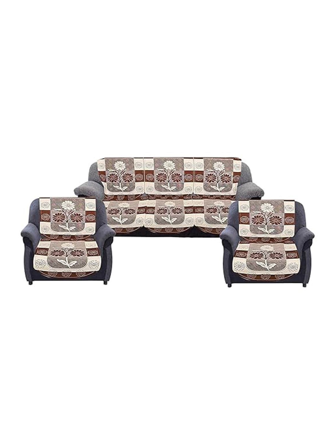 Kuber Industries Cream Coloured 7 Pieces Floral-Printed Cotton 5-Seater Sofa Covers
Kuber Industries Cream Coloured 7 Pieces Floral-Printed Cotton 5-Seater Sofa Covers