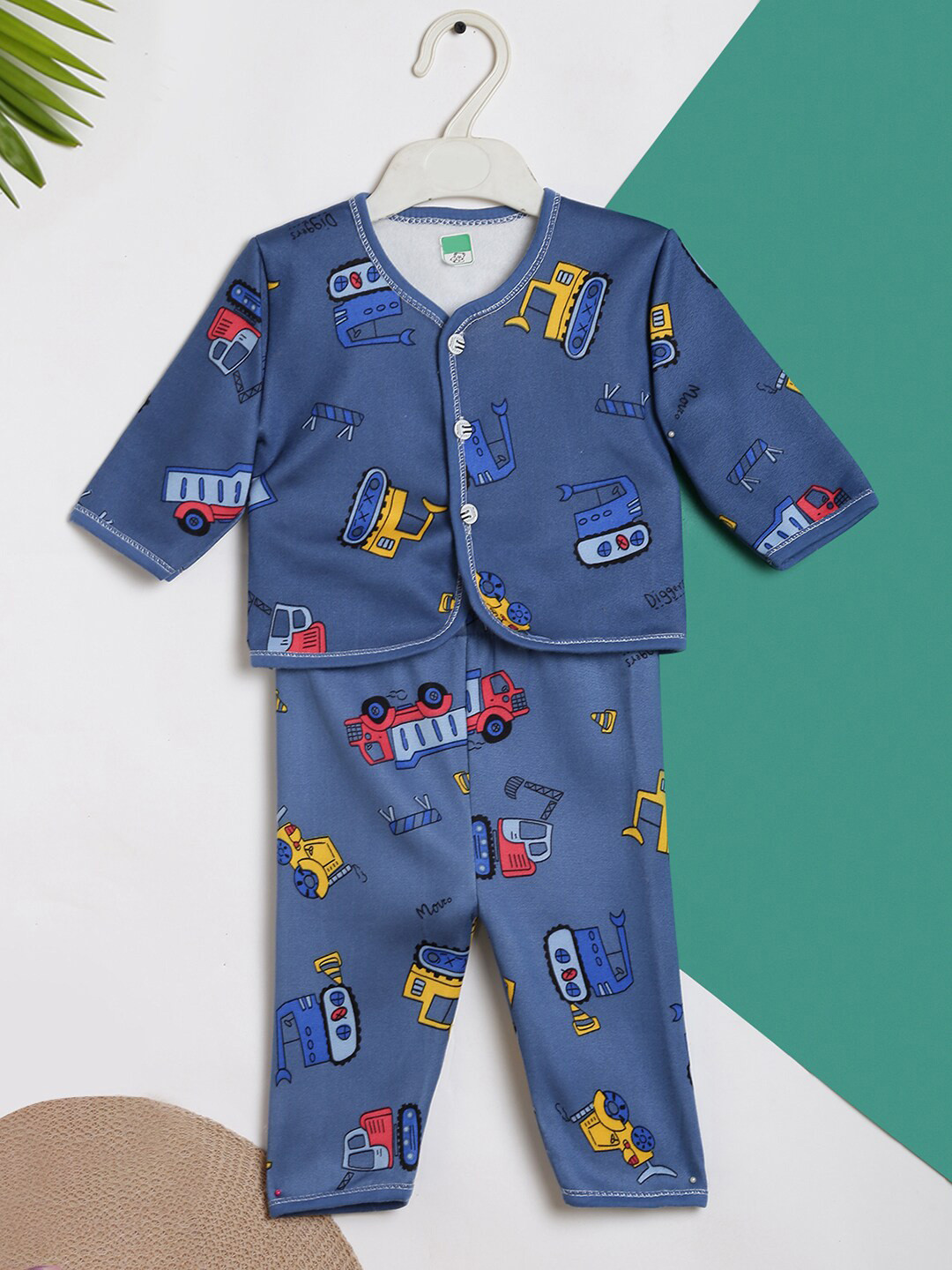 V-Mart Infant Kids Printed T-shirt With Pyjamas, Navy blue
V-Mart Infant Kids Printed T-shirt With Pyjamas, Navy blue