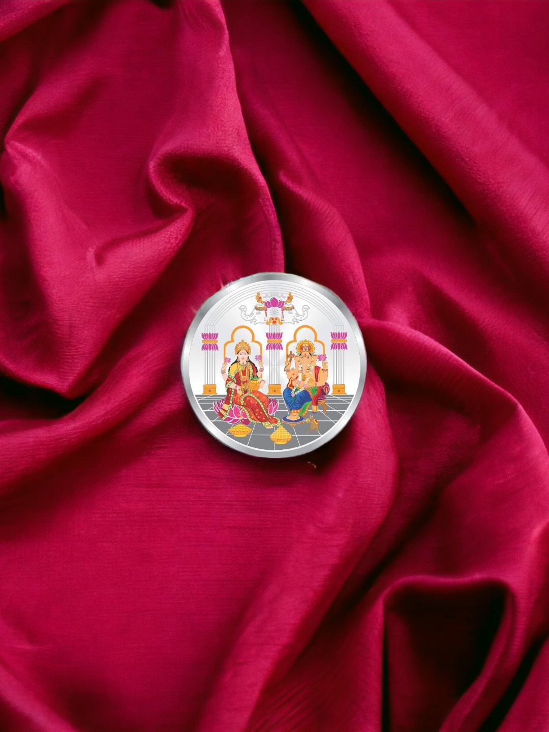 Taraash Lakshmi Ganesh 999 Silver Coin-10gm