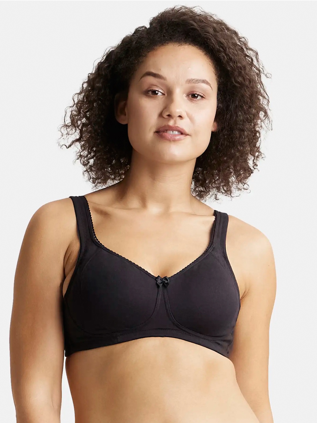 Jockey Wirefree Non Padded Cotton Full Coverage Plus Size Bra Plush Lining Cup -ES24, Black
Jockey Wirefree Non Padded Cotton Full Coverage Plus Size Bra Plush Lining Cup -ES24, Black