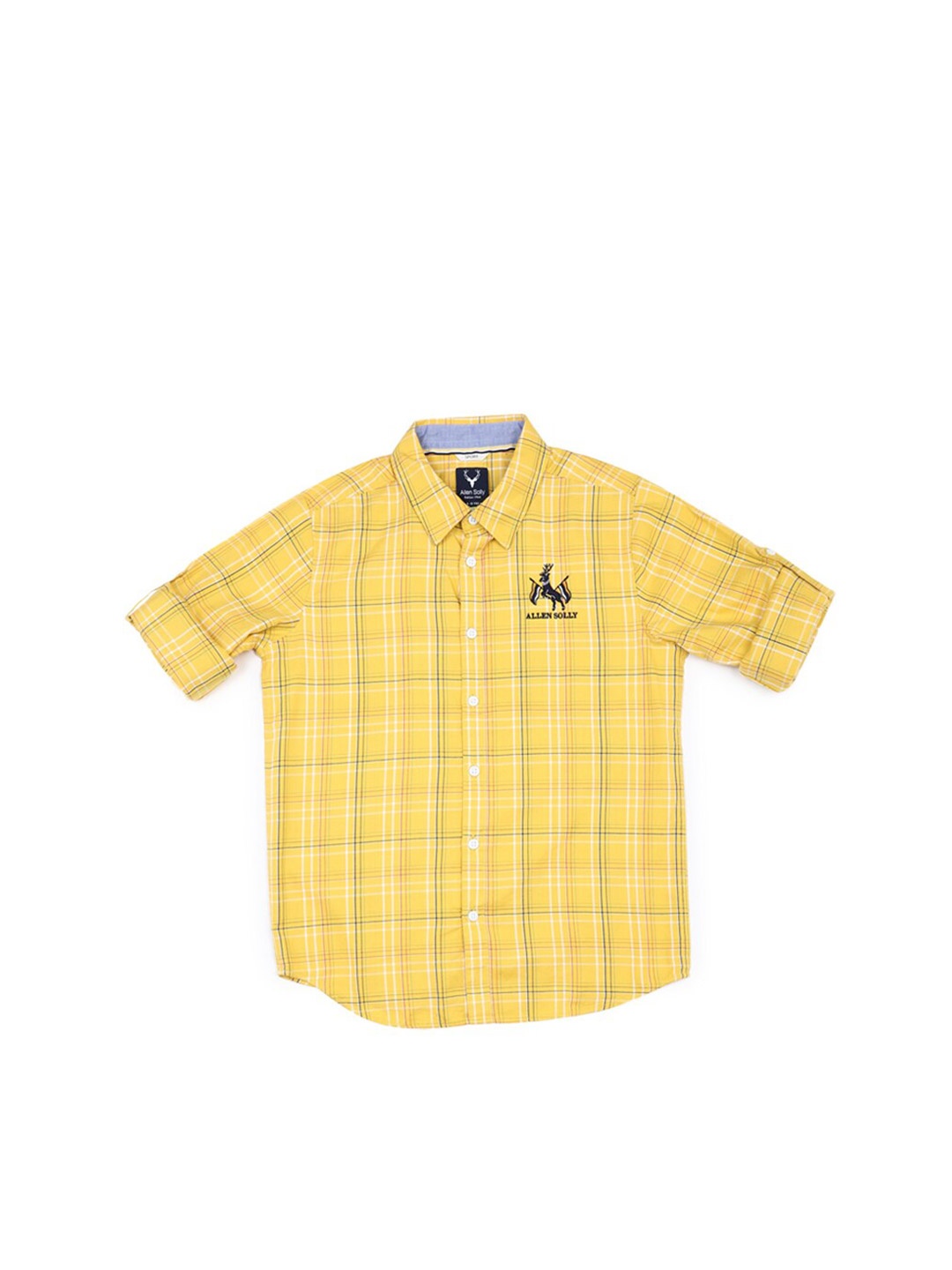 Allen Solly Junior Girls Slim Fit Other Checks Spread Collar Cotton Casual Shirt, Yellow
Allen Solly Junior Girls Slim Fit Other Checks Spread Collar Cotton Casual Shirt, Yellow