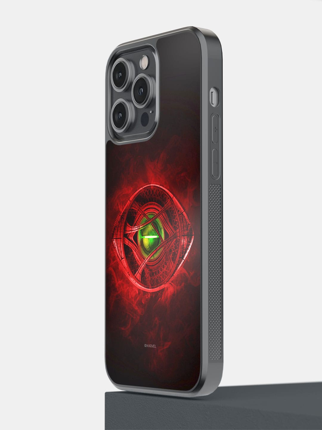 macmerise The Eye of Agamotto Printed iPhone 14 Pro Max Bumper Case Cover, Black
macmerise The Eye of Agamotto Printed iPhone 14 Pro Max Bumper Case Cover, Black