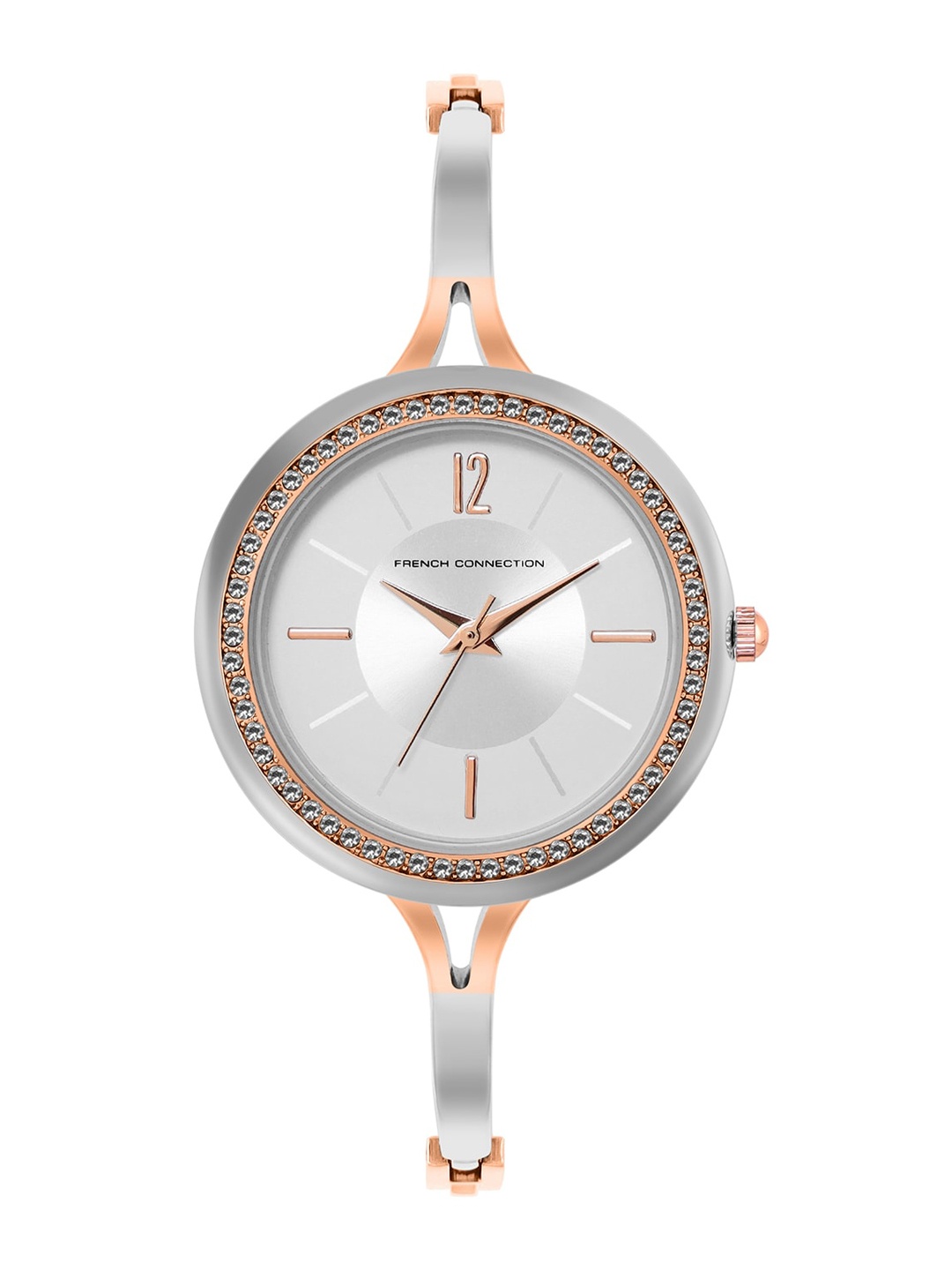 French Connection Women Dial & Bracelet Style Straps Analogue Watch FCN00091D, Silver
French Connection Women Dial & Bracelet Style Straps Analogue Watch FCN00091D, Silver