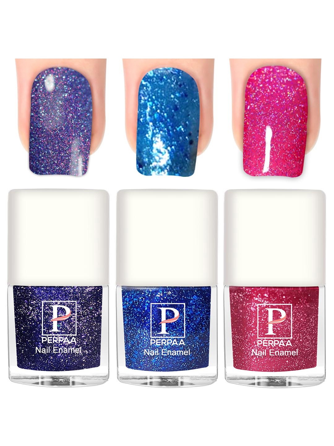 PERPAA 3Pcs Long Lasting Gel Nail Polish - 5ml Each - Royal Blue, Turquoise, Light Pink
PERPAA 3Pcs Long Lasting Gel Nail Polish - 5ml Each - Royal Blue, Turquoise, Light Pink