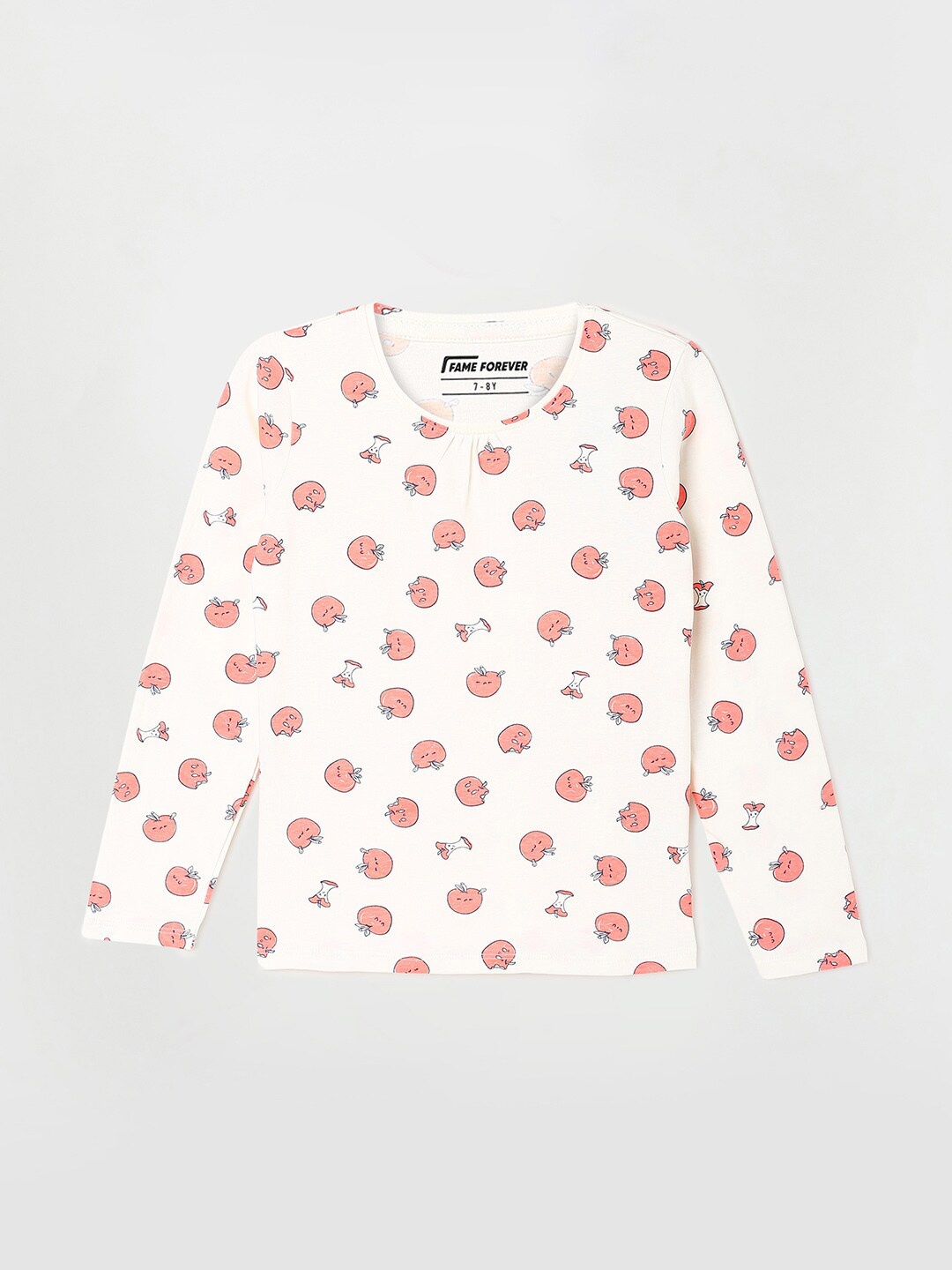 Fame Forever by Lifestyle Girls Conversational Printed Pure Cotton T-shirt, Off white
Fame Forever by Lifestyle Girls Conversational Printed Pure Cotton T-shirt, Off white