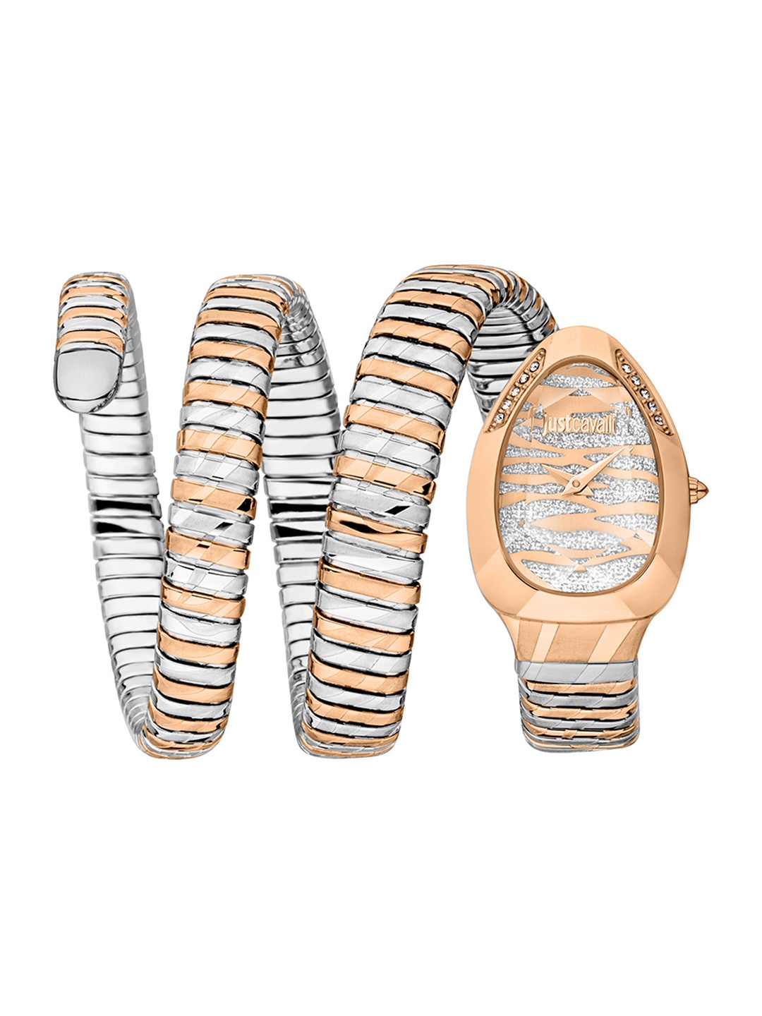 Just Cavalli Women Embellished Dial & Stainless Steel Wrap Around Straps WatchJC1L226M0065, Silver
Just Cavalli Women Embellished Dial & Stainless Steel Wrap Around Straps WatchJC1L226M0065, Silver