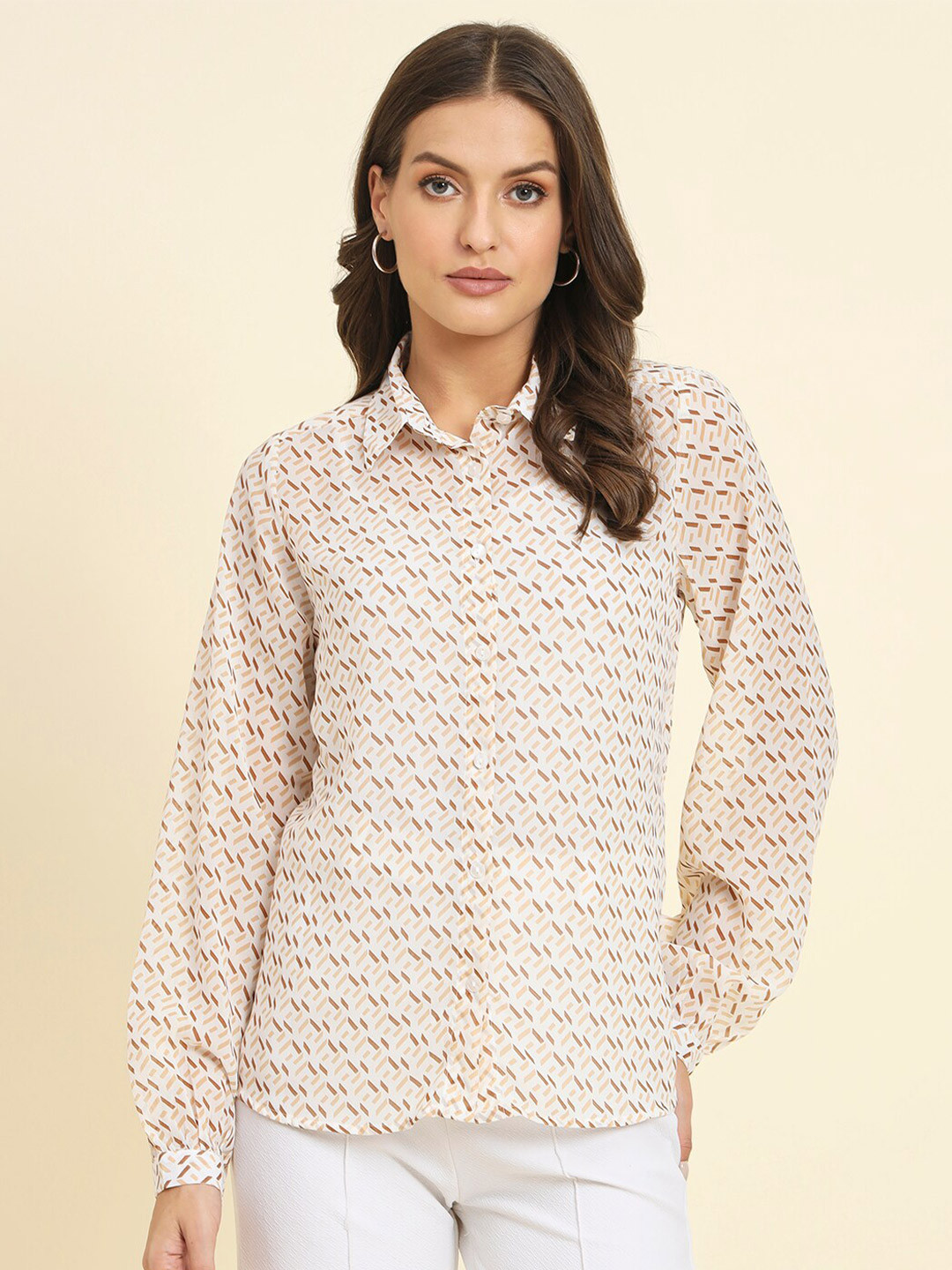 HERE&NOW Geometric Printed Casual Shirt, White
HERE&NOW Geometric Printed Casual Shirt, White