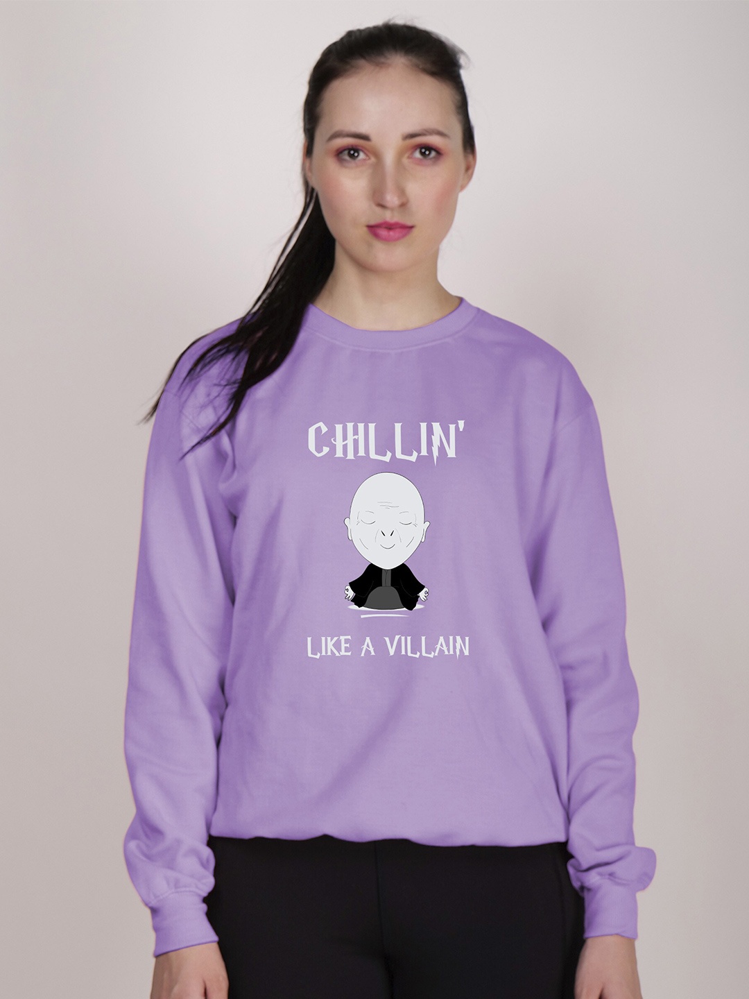Fashion And Youth Typography Printed Drop-Shoulder Sleeves Fleece Pullover Sweatshirt, Lavender
Fashion And Youth Typography Printed Drop-Shoulder Sleeves Fleece Pullover Sweatshirt, Lavender
