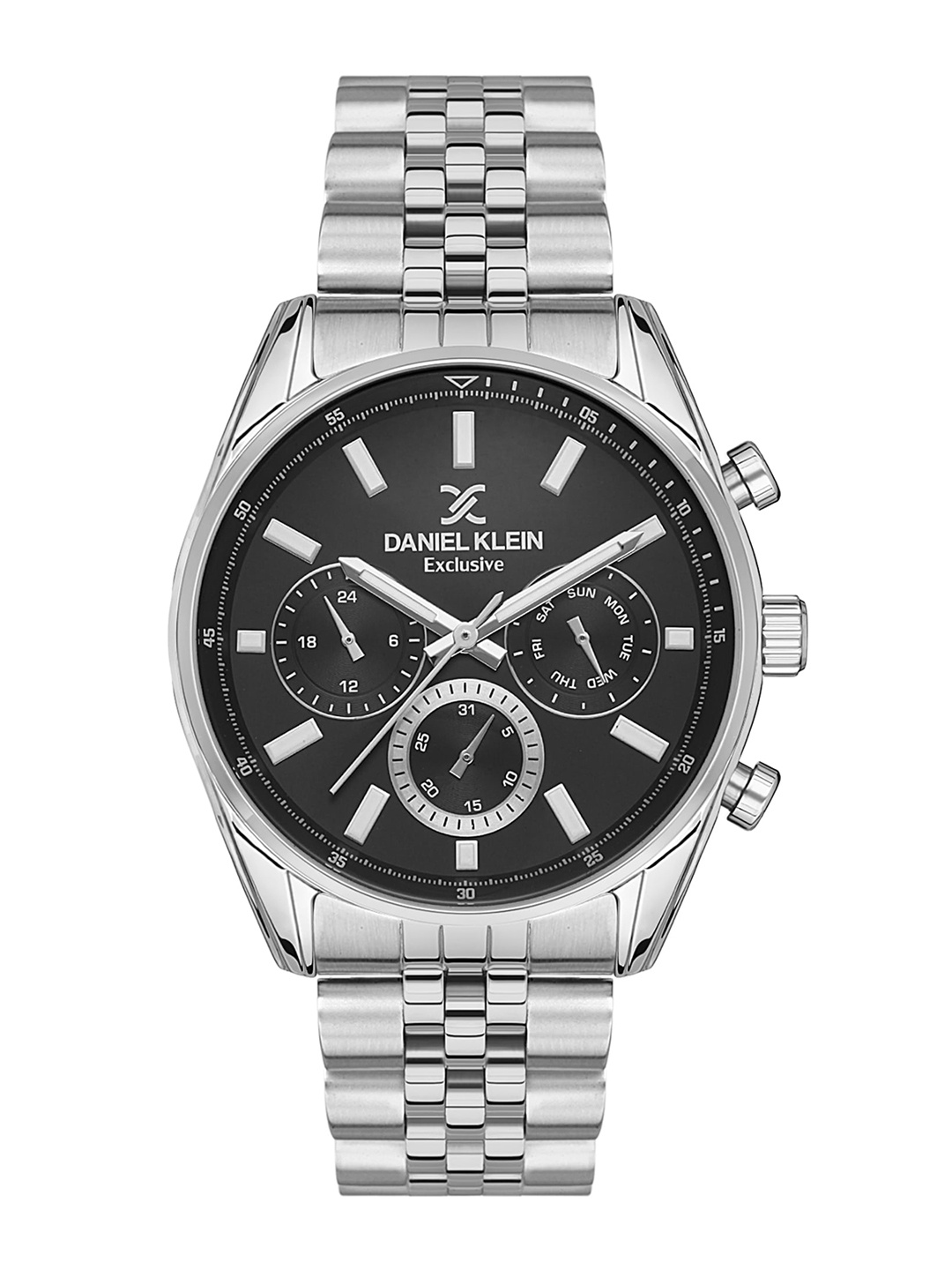 Daniel Klein Men Bracelet Style Straps Analogue Multi Function Watch DK.1.13523-1, Black
Daniel Klein Men Bracelet Style Straps Analogue Multi Function Watch DK.1.13523-1, Black