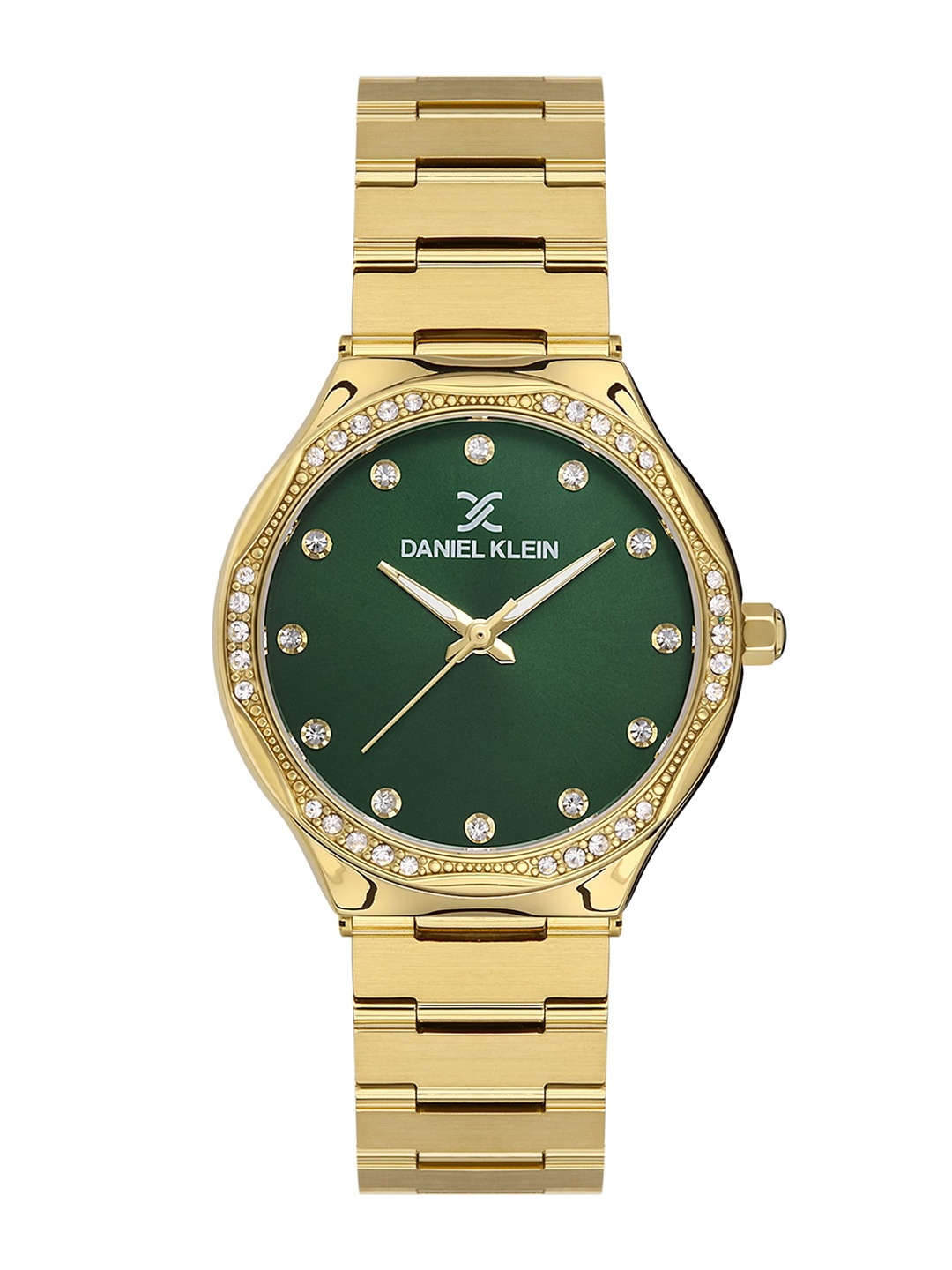Daniel Klein Women Embellished Dial & Bracelet Style Straps Analogue Watch DK.1.13479-2, Green
Daniel Klein Women Embellished Dial & Bracelet Style Straps Analogue Watch DK.1.13479-2, Green