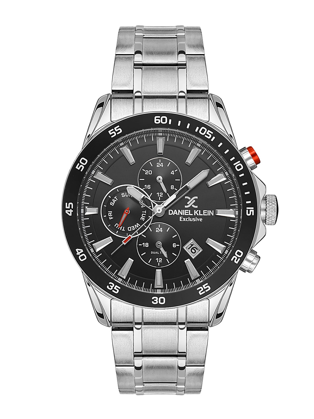 Daniel Klein Men Printed Dial & Bracelet Style Straps Analogue Watch DK.1.13529-2, Black
Daniel Klein Men Printed Dial & Bracelet Style Straps Analogue Watch DK.1.13529-2, Black